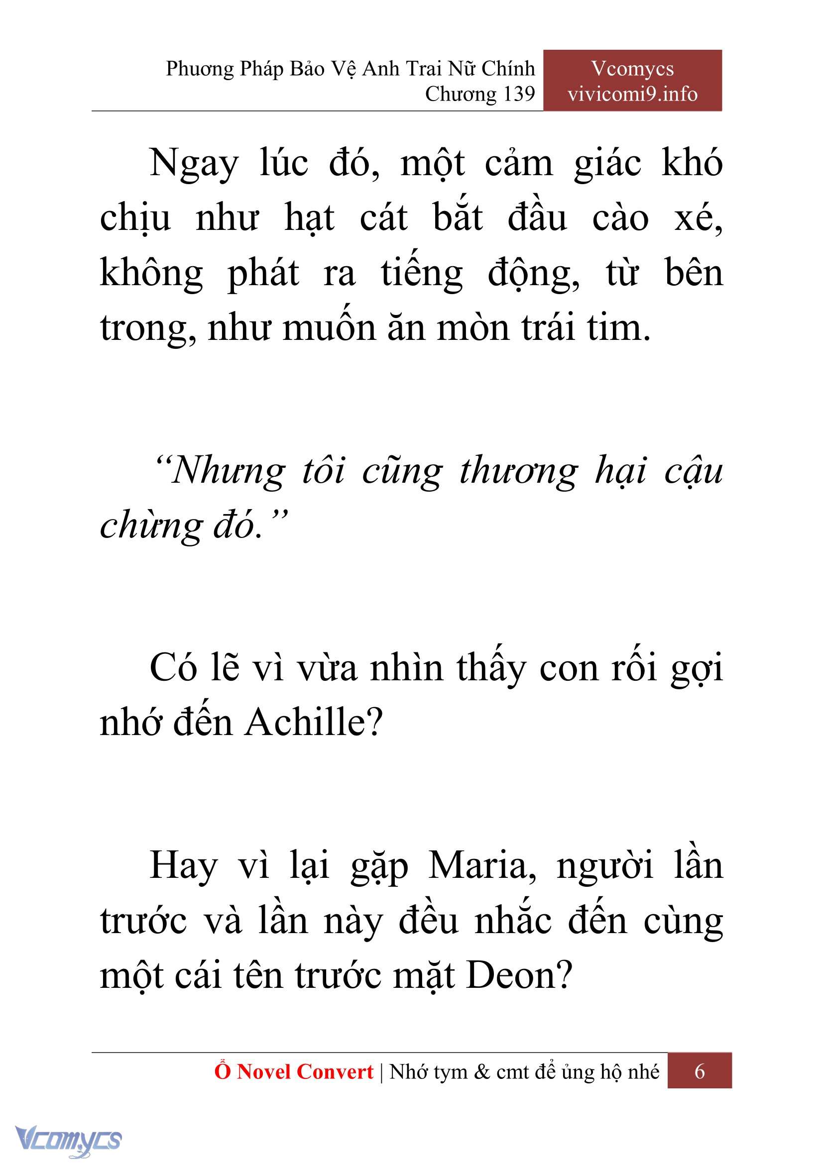 [Novel] Phương Pháp Bảo Vệ Anh Trai Nữ Chính Chap 139 - Next 