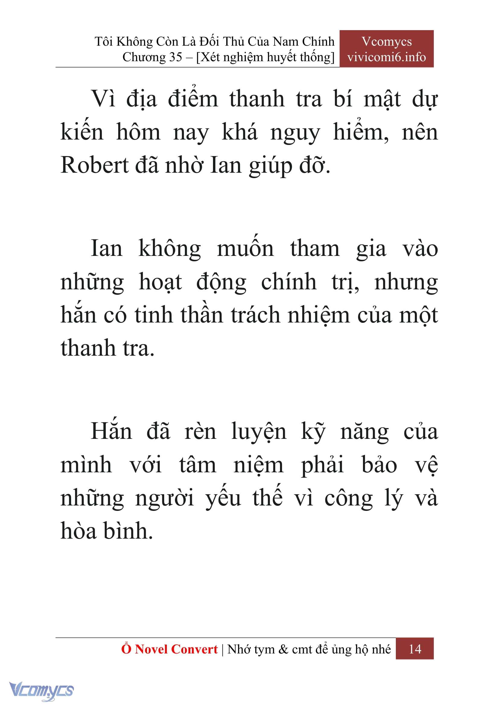 [Novel] Tôi Không Còn Là Đối Thủ Của Nam Chính Chap 35 - Trang 2