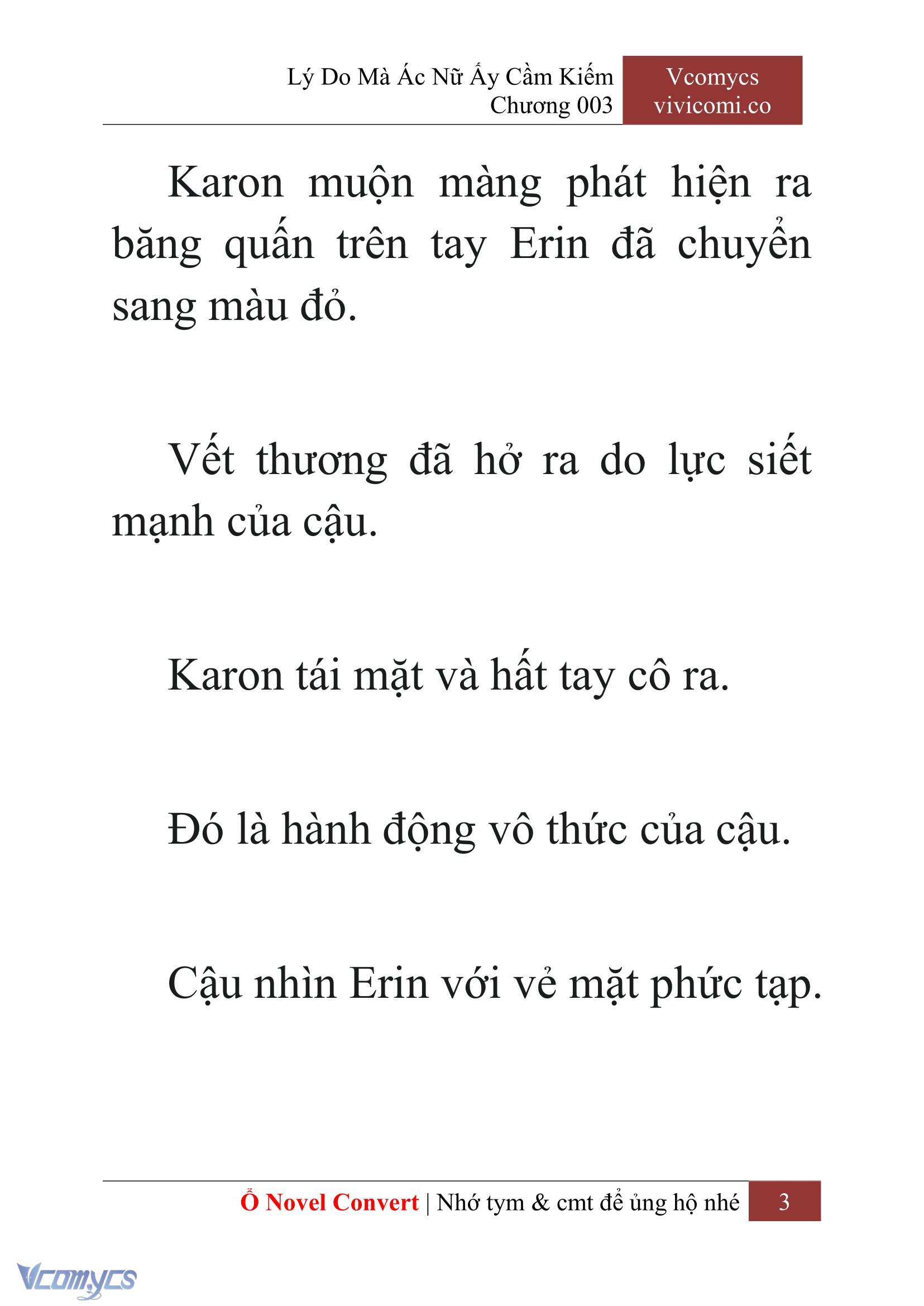 [Novel] Lý Do Mà Ác Nữ Ấy Cầm Kiếm Chap 3 - Trang 2