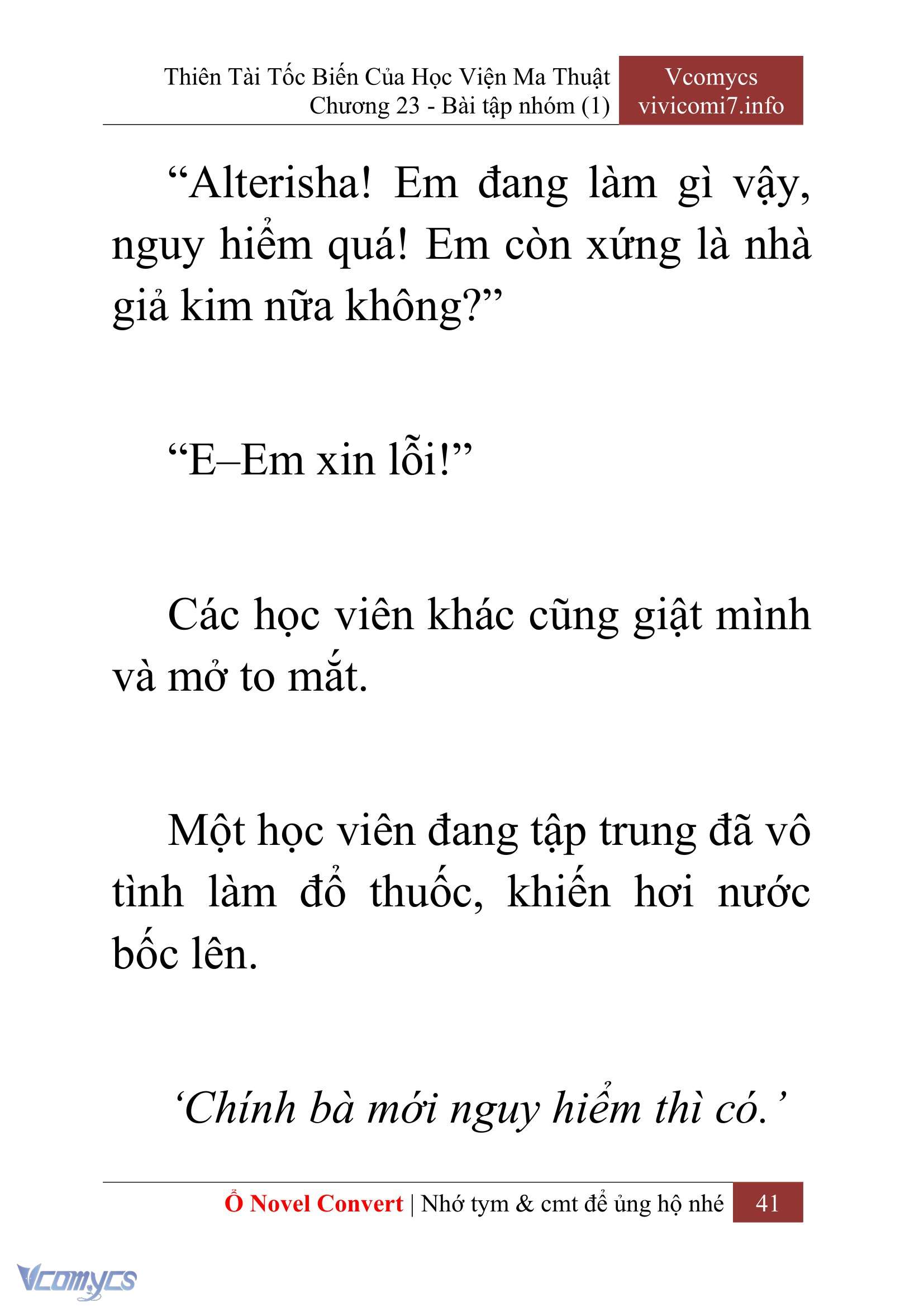 [Novel] Thiên Tài Tốc Biến Của Học Viện Ma Thuật Chap 23 - Next 