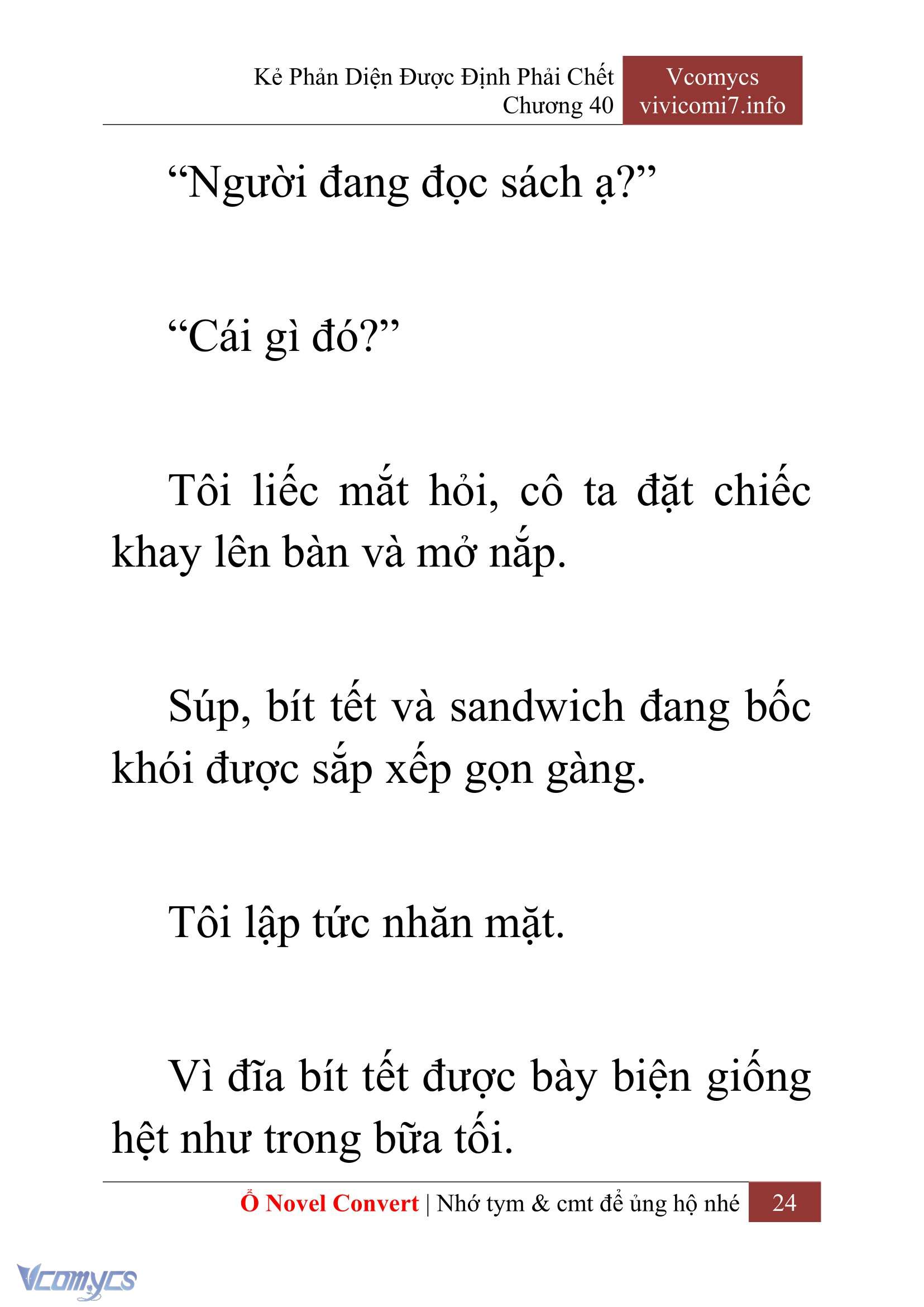 [Novel] Kẻ Phản Diện Được Định Phải Chết Chap 40 - Trang 2