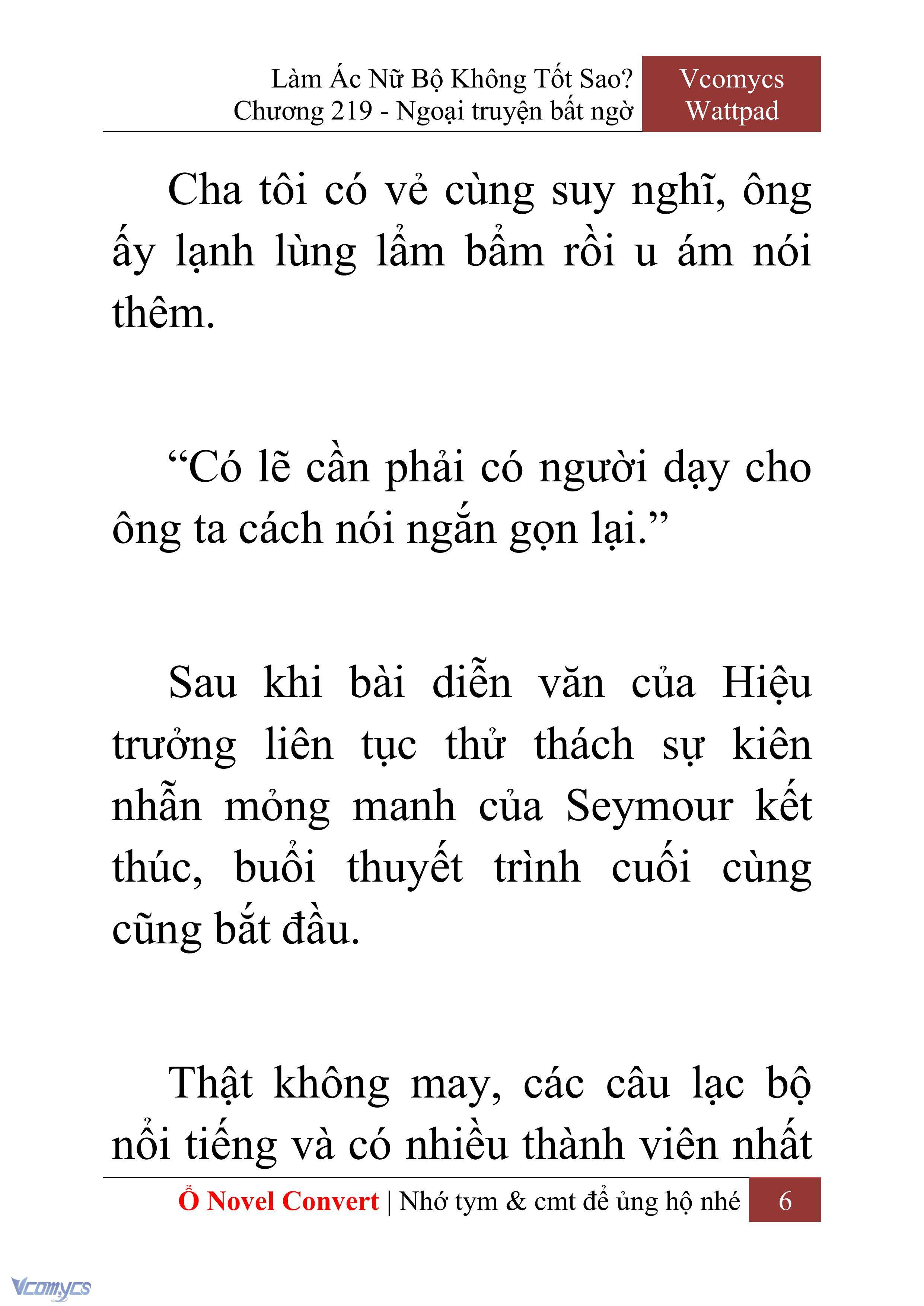 [Novel] Làm Ác Nữ Bộ Không Tốt Sao? Chap 219 - Next Chap 220