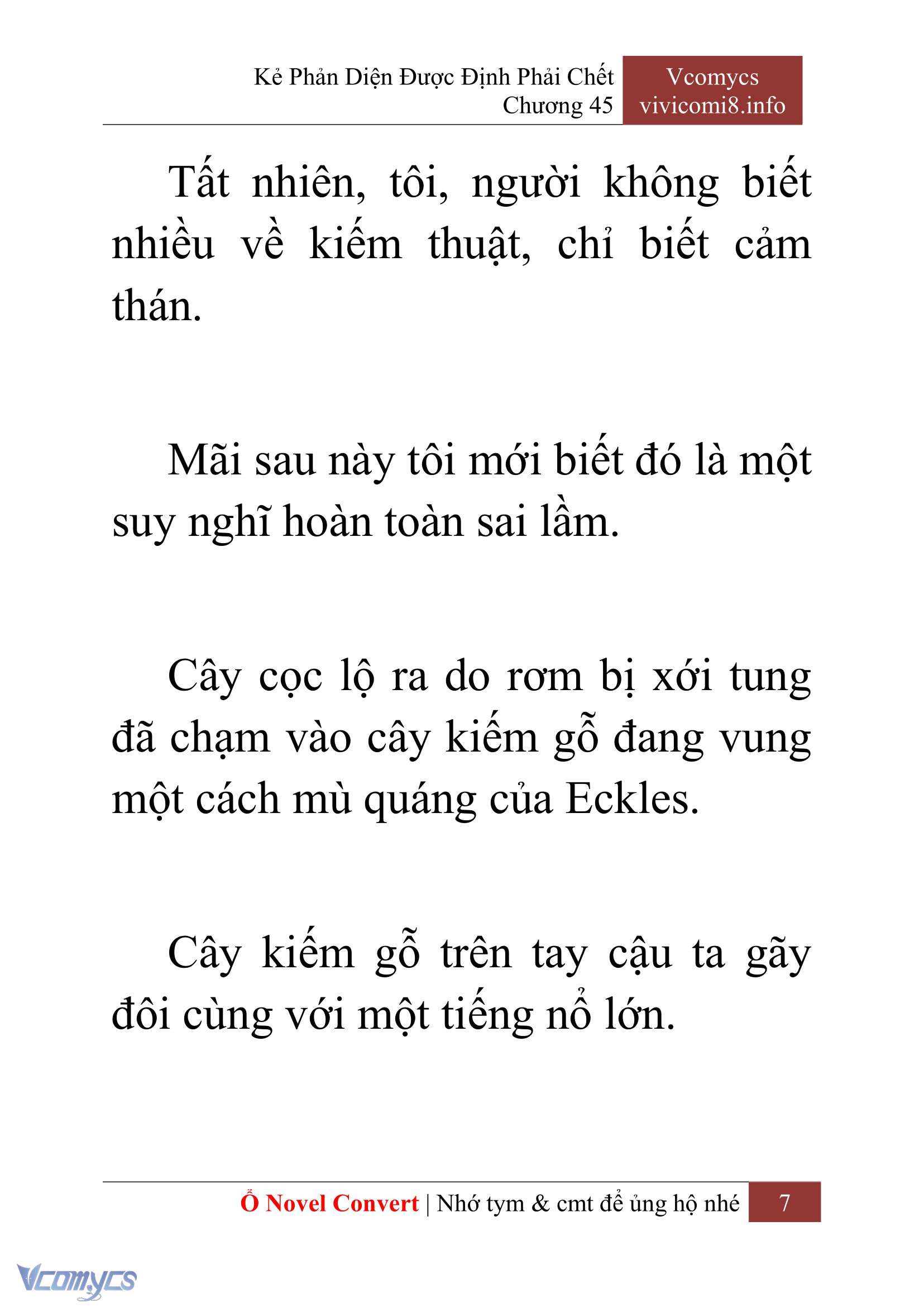 [Novel] Kẻ Phản Diện Được Định Phải Chết Chap 45 - Next Chap 46