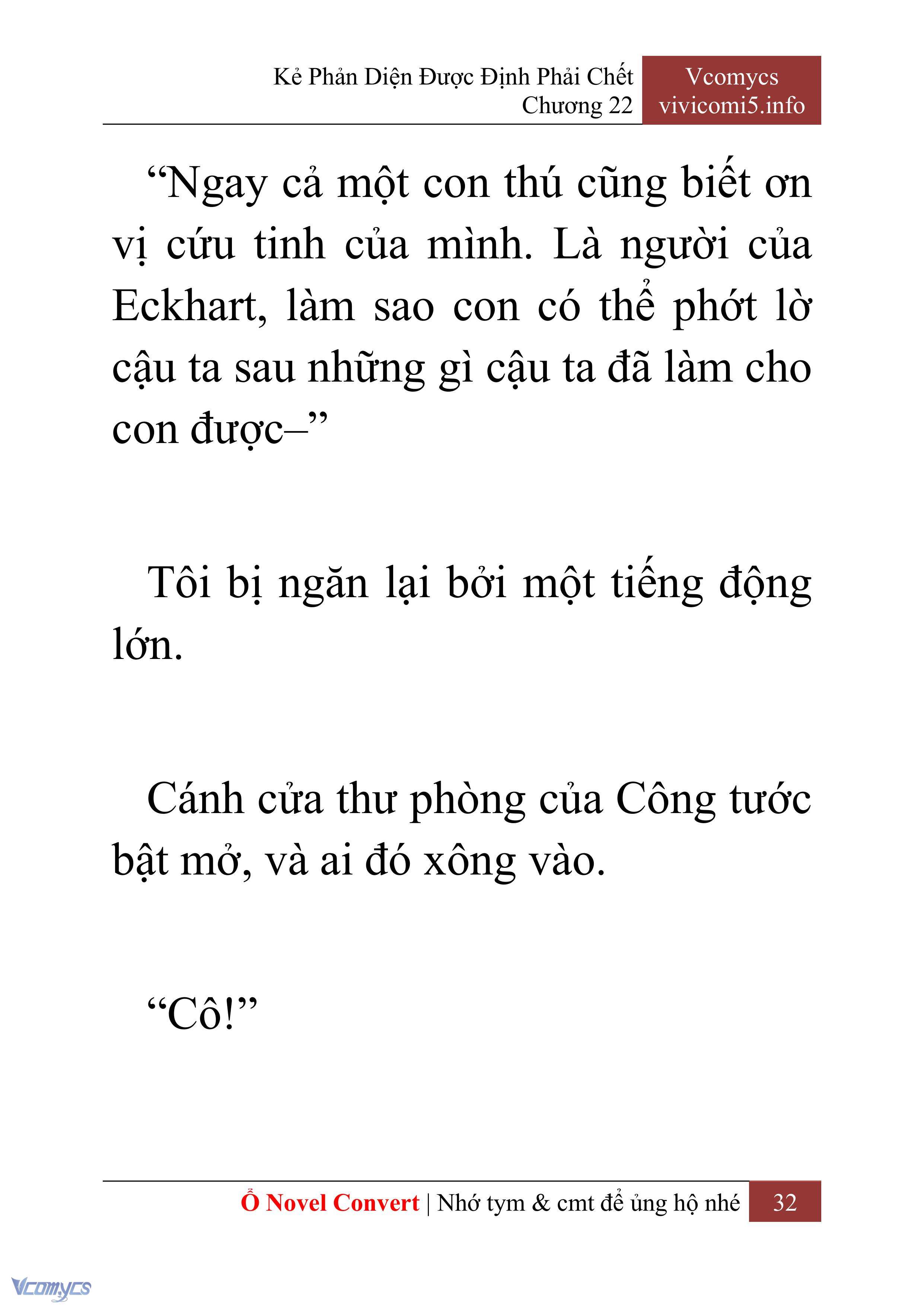 [Novel] Kẻ Phản Diện Được Định Phải Chết Chap 22 - Trang 2