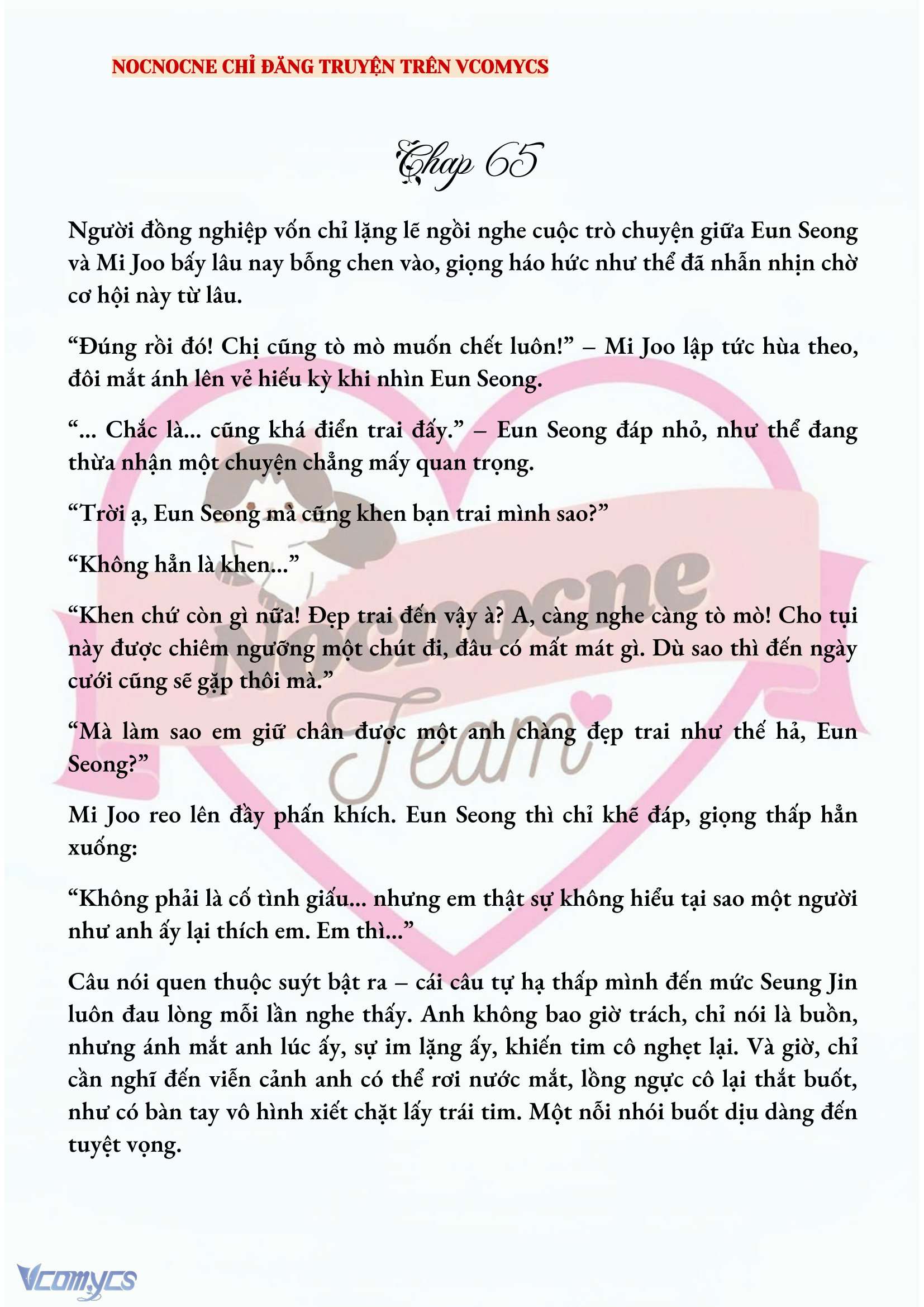 [FULL] [NOVEL] CHÚNG TA KẾT THÚC VÀO MÙA THU Chap 65 - Trang 2