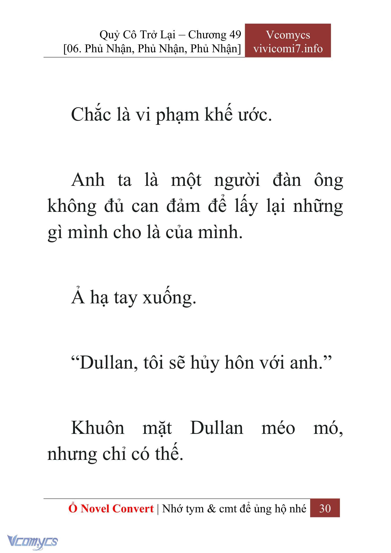 [Novel] Quý Cô Trở Lại Chap 49 - Trang 2