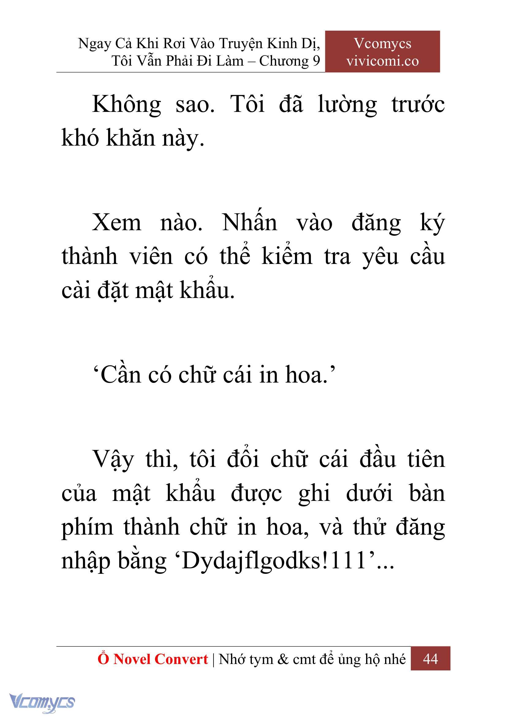 [Novel] Ngay Cả Khi Rơi Vào Truyện Kinh Dị, Tôi Vẫn Phải Đi Làm Chap 9 - Trang 2