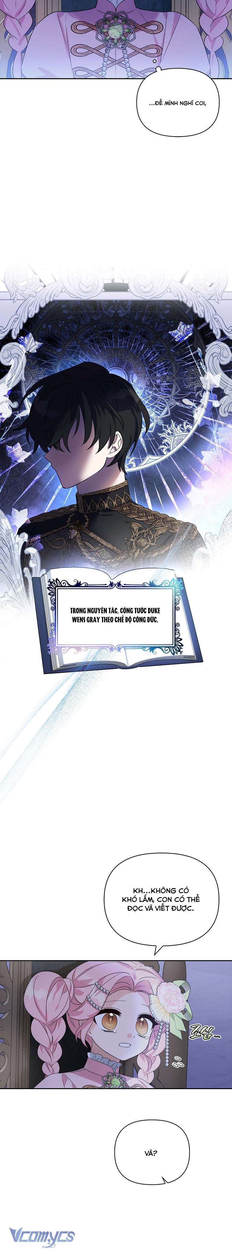Tôi đã trở thành con gái út của công tước phản diện Chapter 5 - Trang 3