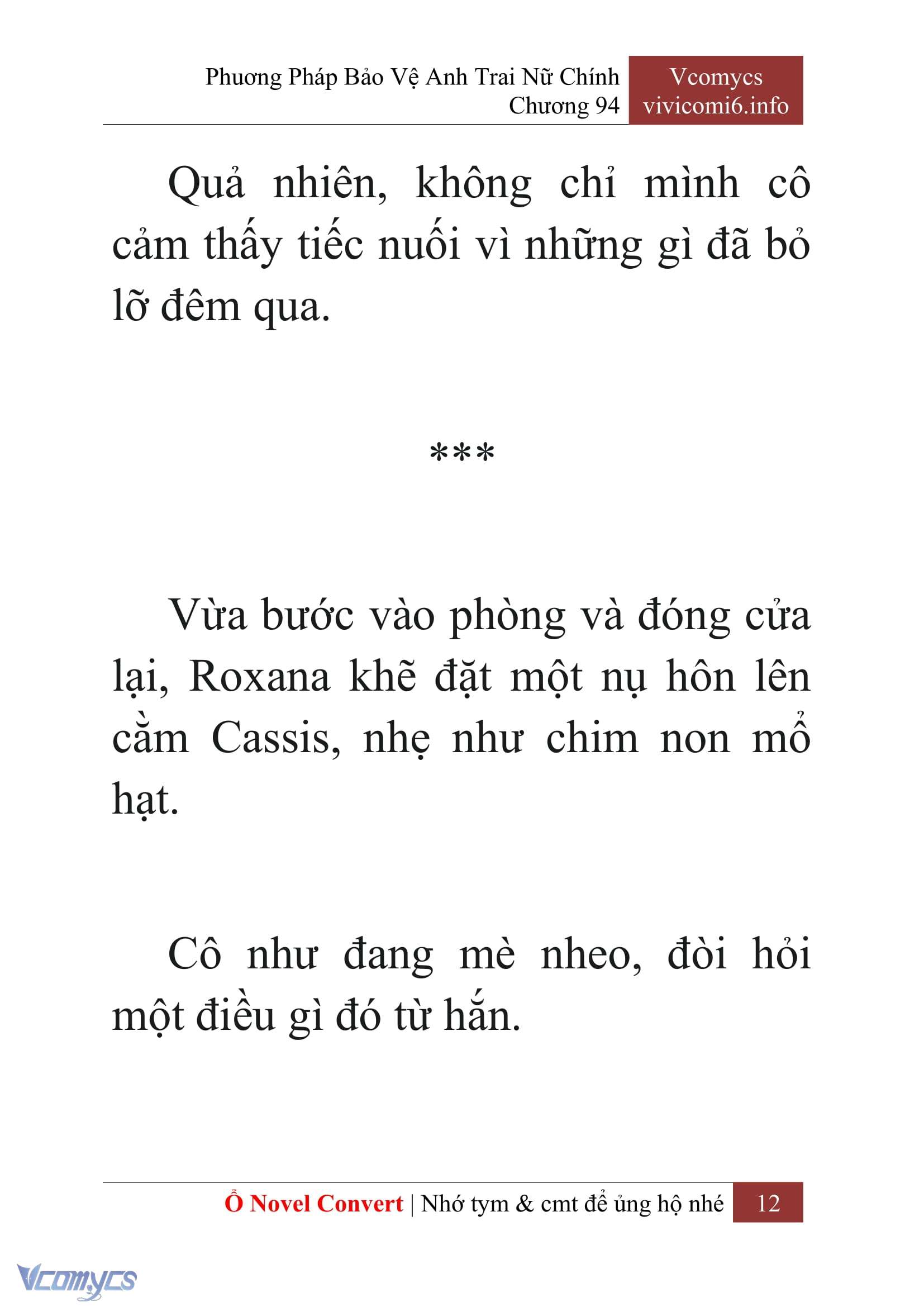 [Novel] Phương Pháp Bảo Vệ Anh Trai Nữ Chính Chap 94 - Next Chap 95