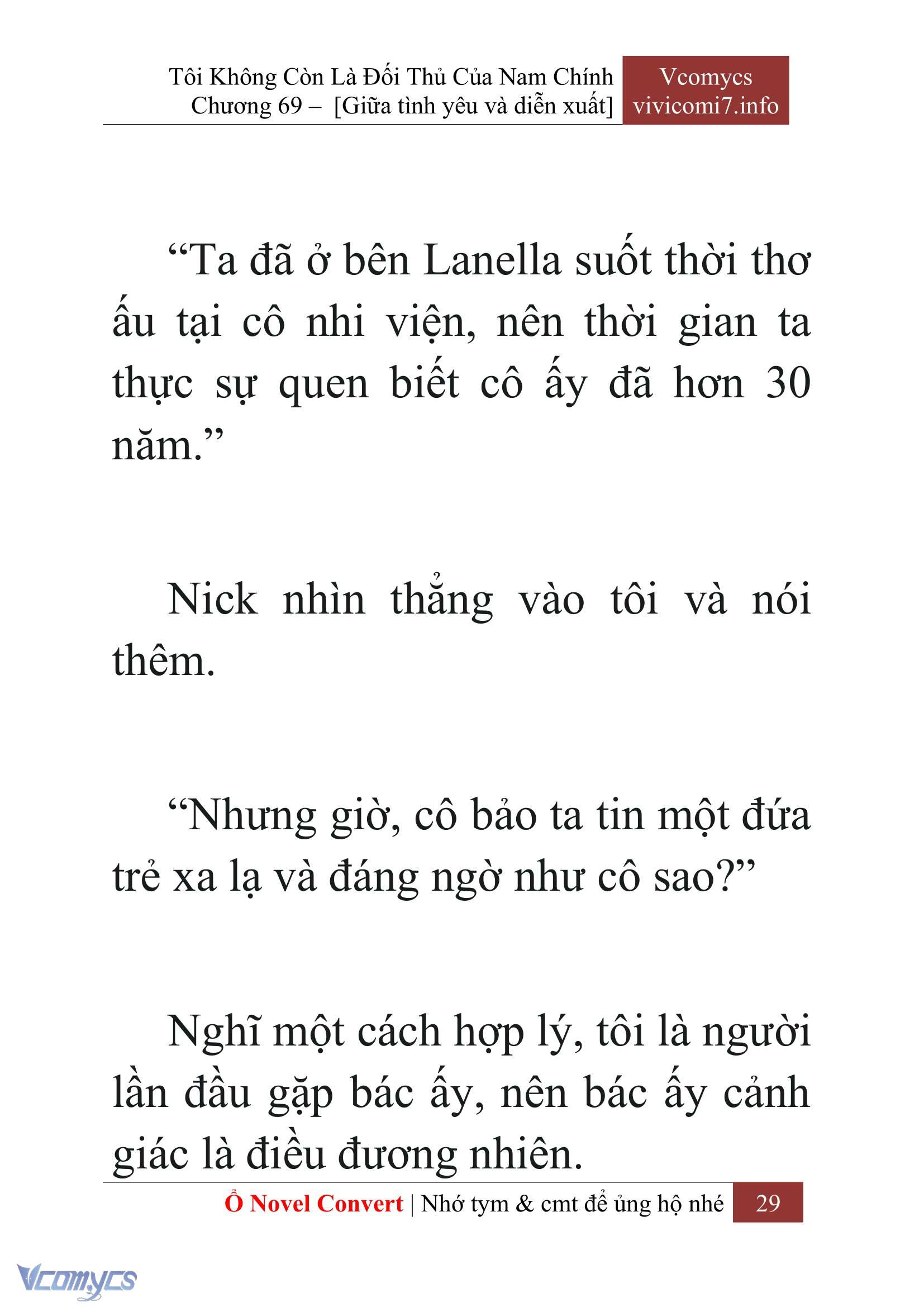 [Novel] Tôi Không Còn Là Đối Thủ Của Nam Chính Chap 69 - Trang 2