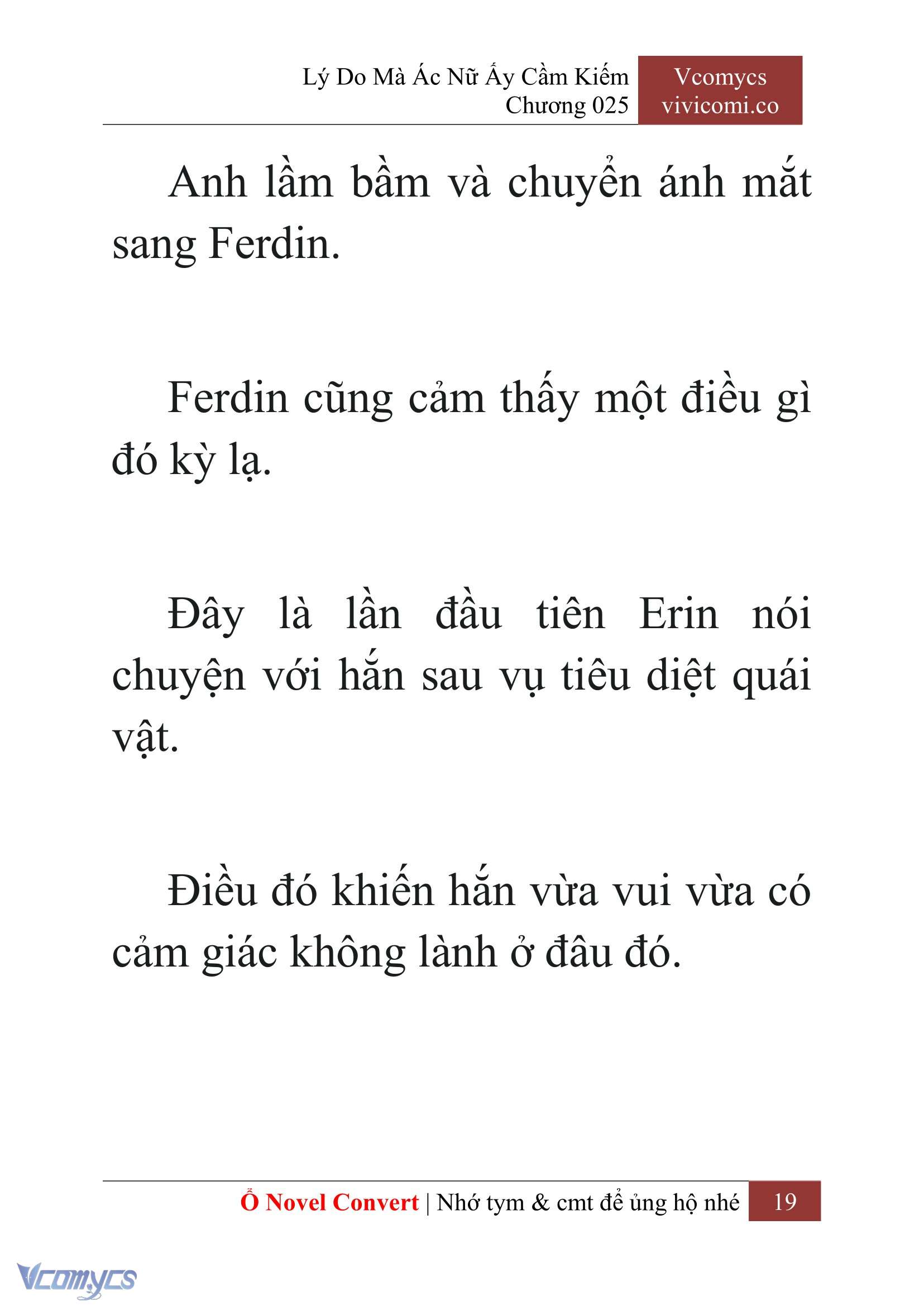 [Novel] Lý Do Mà Ác Nữ Ấy Cầm Kiếm Chap 25 - Next 