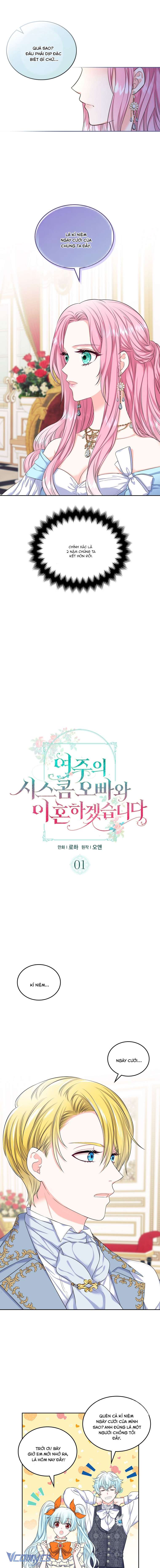 Tôi sẽ ly hôn với anh trai nữ chính Chap 1 - Trang 2