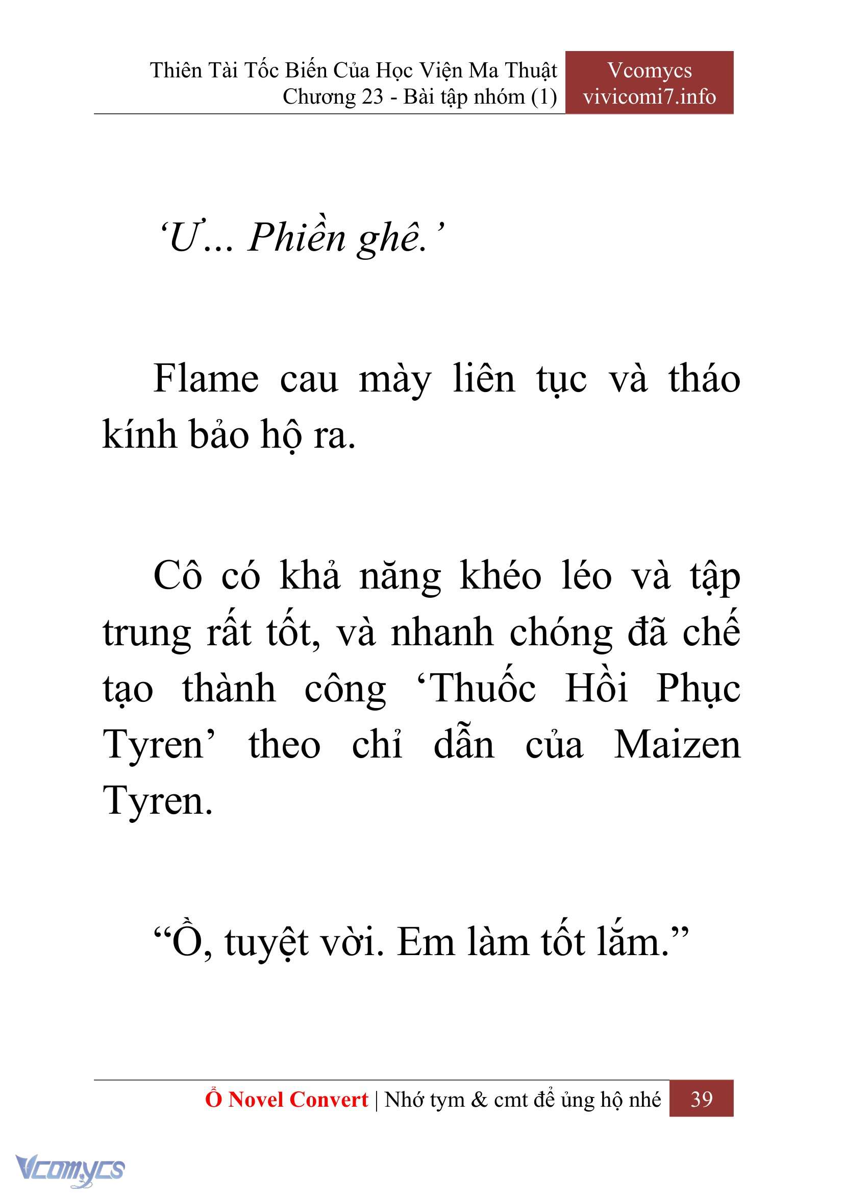 [Novel] Thiên Tài Tốc Biến Của Học Viện Ma Thuật Chap 23 - Next 