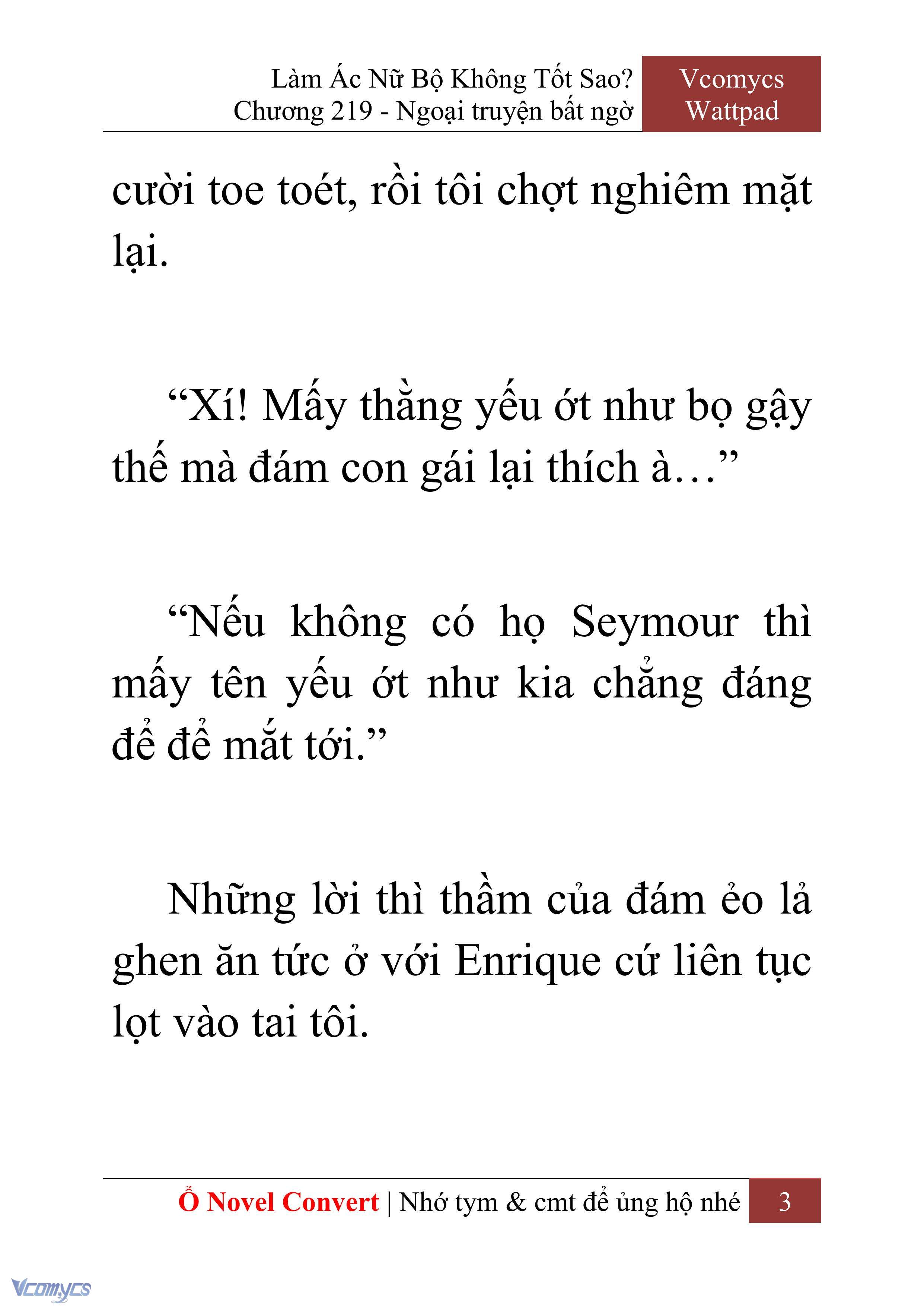 [Novel] Làm Ác Nữ Bộ Không Tốt Sao? Chap 219 - Next Chap 220