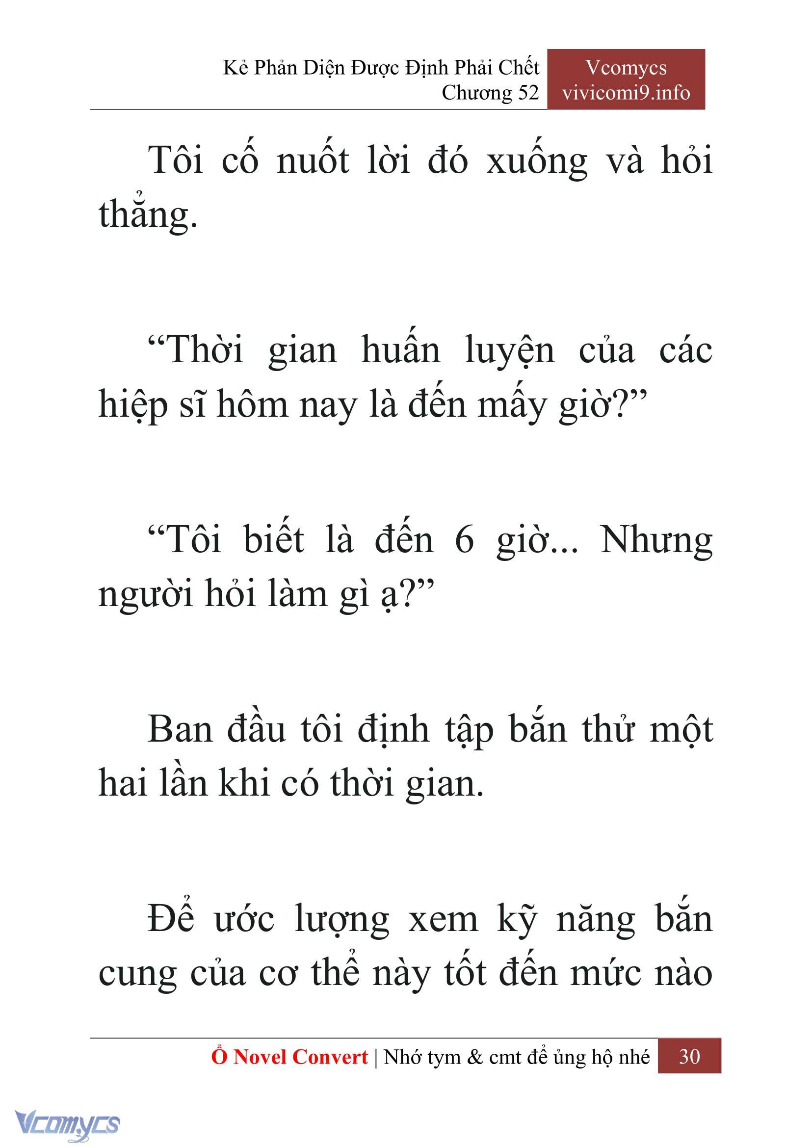 [Novel] Kẻ Phản Diện Được Định Phải Chết Chap 52 - Next 