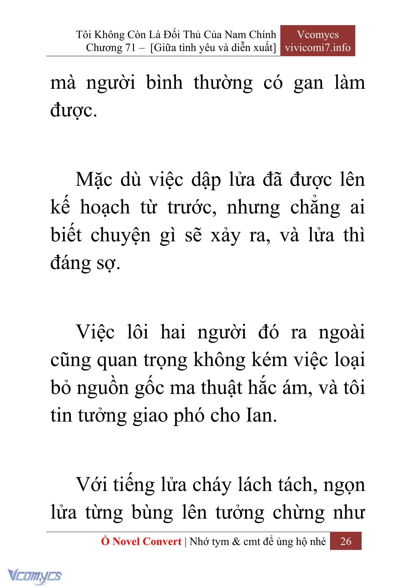 [Novel] Tôi Không Còn Là Đối Thủ Của Nam Chính Chap 71 - Trang 2
