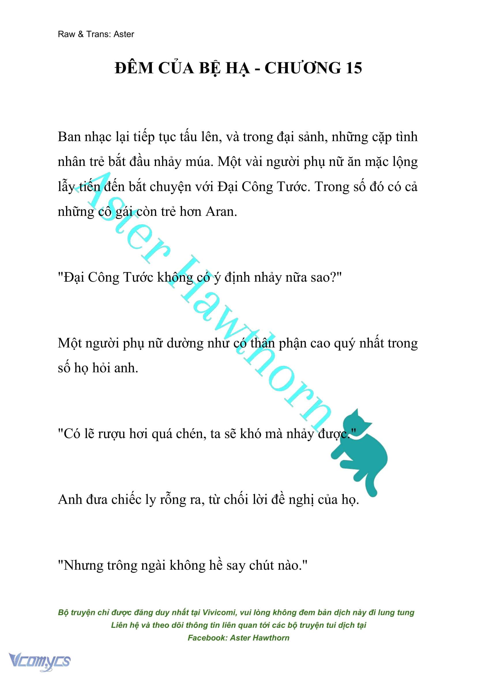 [NOVEL] Đêm Của Bệ Hạ Chap 15 - Trang 2