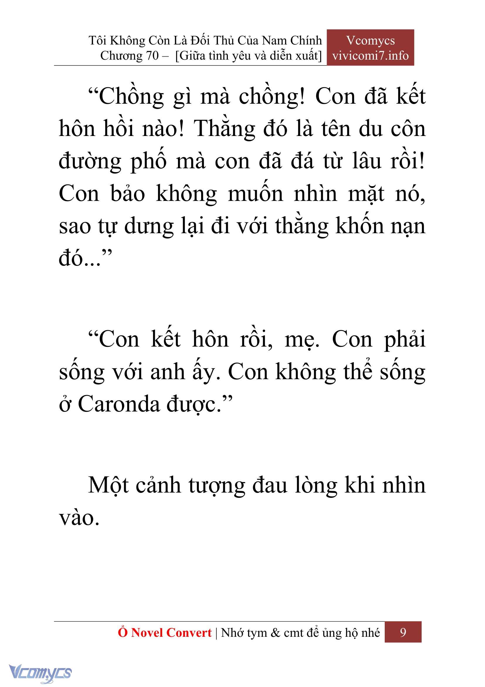 [Novel] Tôi Không Còn Là Đối Thủ Của Nam Chính Chap 70 - Trang 2