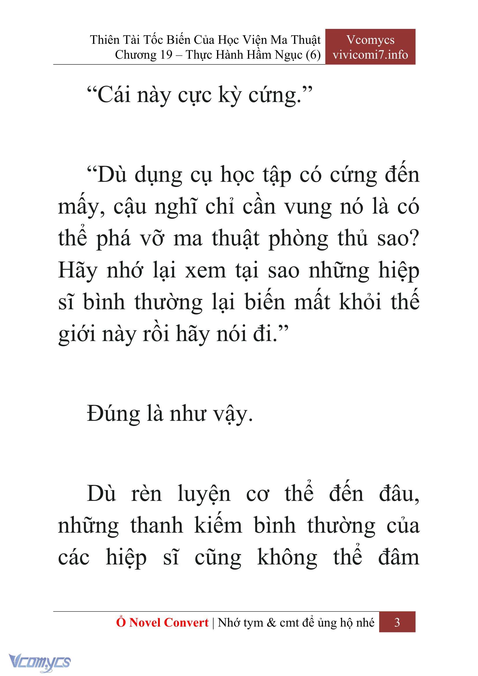 [Novel] Thiên Tài Tốc Biến Của Học Viện Ma Thuật Chap 19 - Next Chap 20