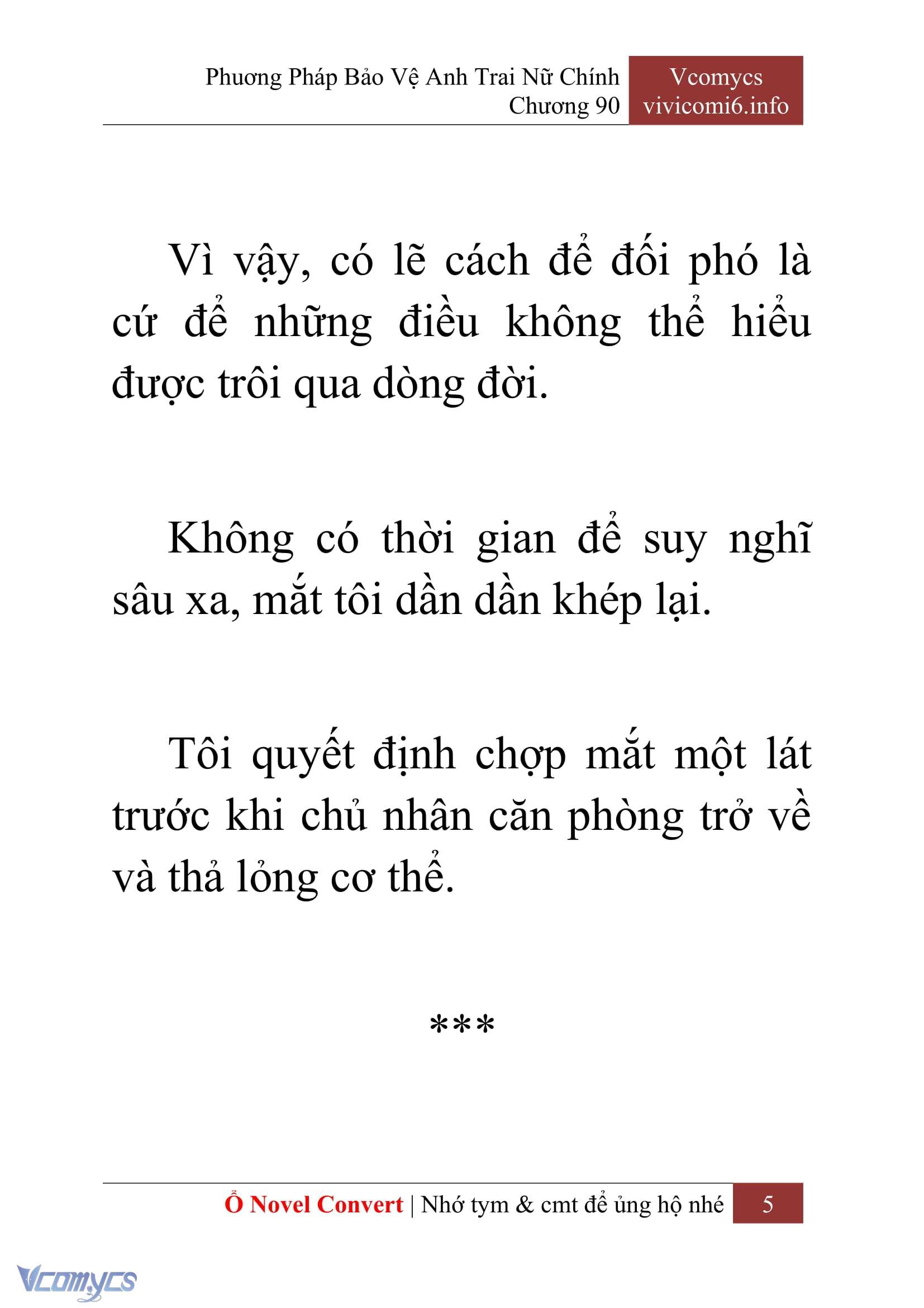 [Novel] Phương Pháp Bảo Vệ Anh Trai Nữ Chính Chap 90 - Next Chap 91