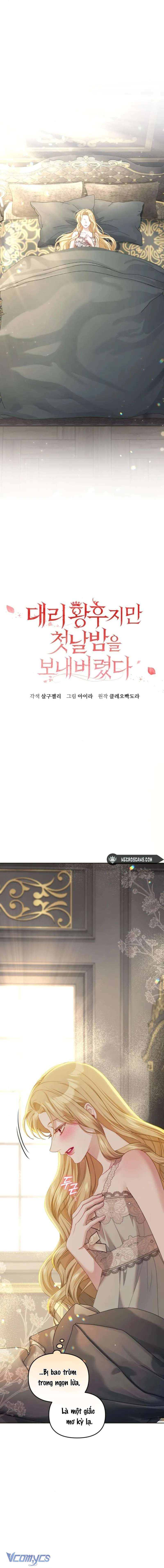 Tôi Đã Trải Qua Đêm Đầu Tiên Dù Chỉ Là Hoàng Hậu Thay Thế Chap 22 - Trang 2
