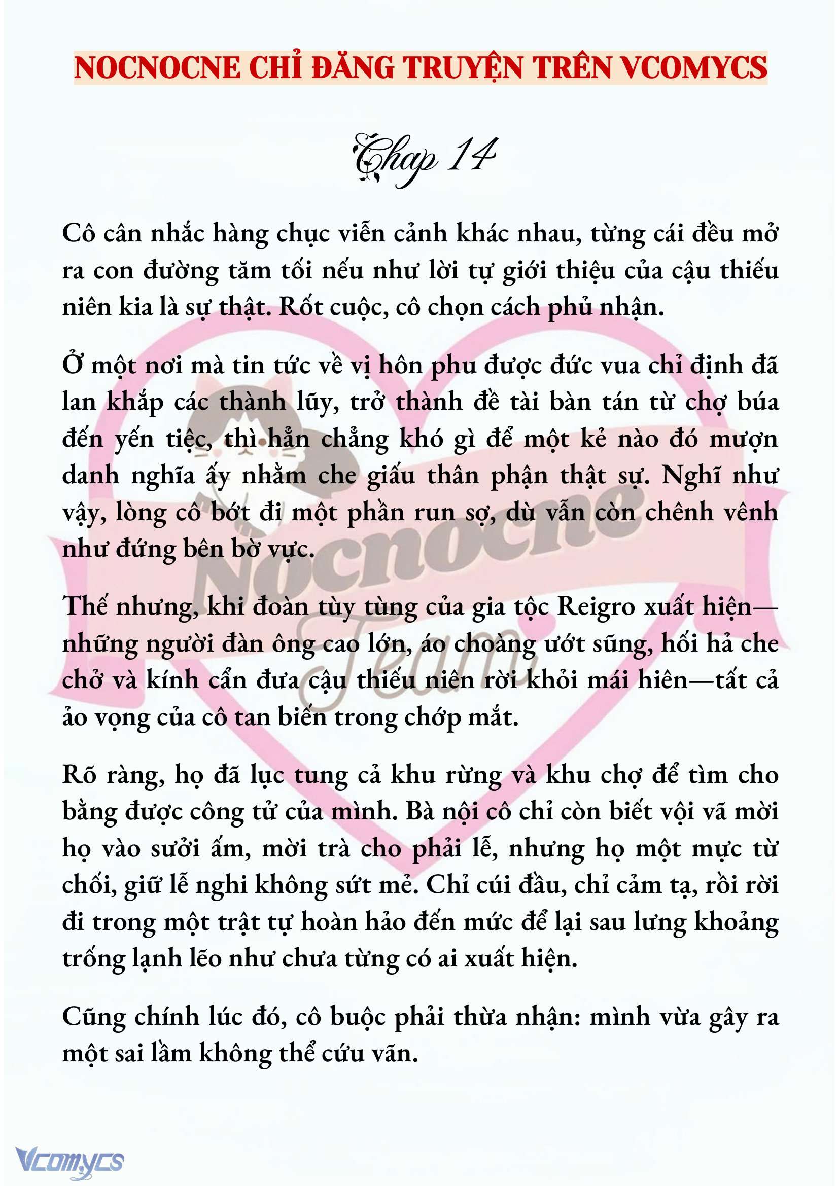 [NOVEL] CÁ RỪNG KHÔN NGOAN Chap 14 - Next Chap 15