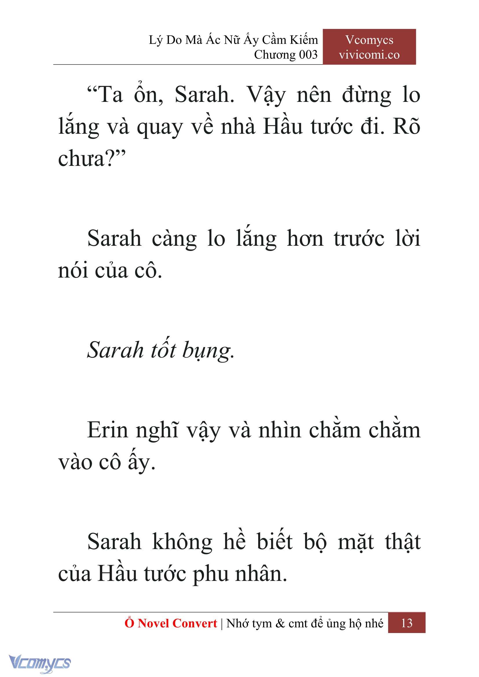 [Novel] Lý Do Mà Ác Nữ Ấy Cầm Kiếm Chap 3 - Trang 2