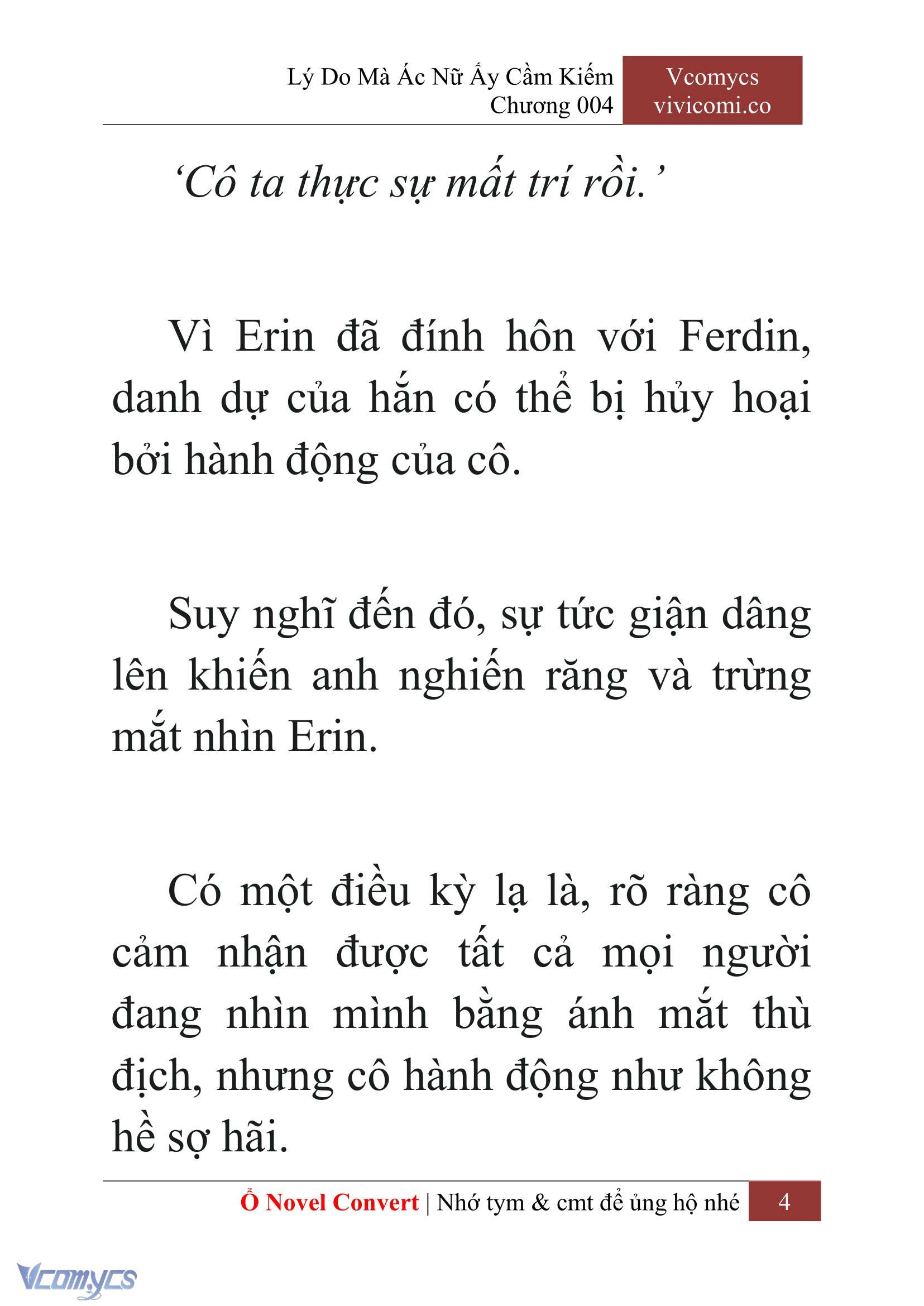 [Novel] Lý Do Mà Ác Nữ Ấy Cầm Kiếm Chap 4 - Trang 2