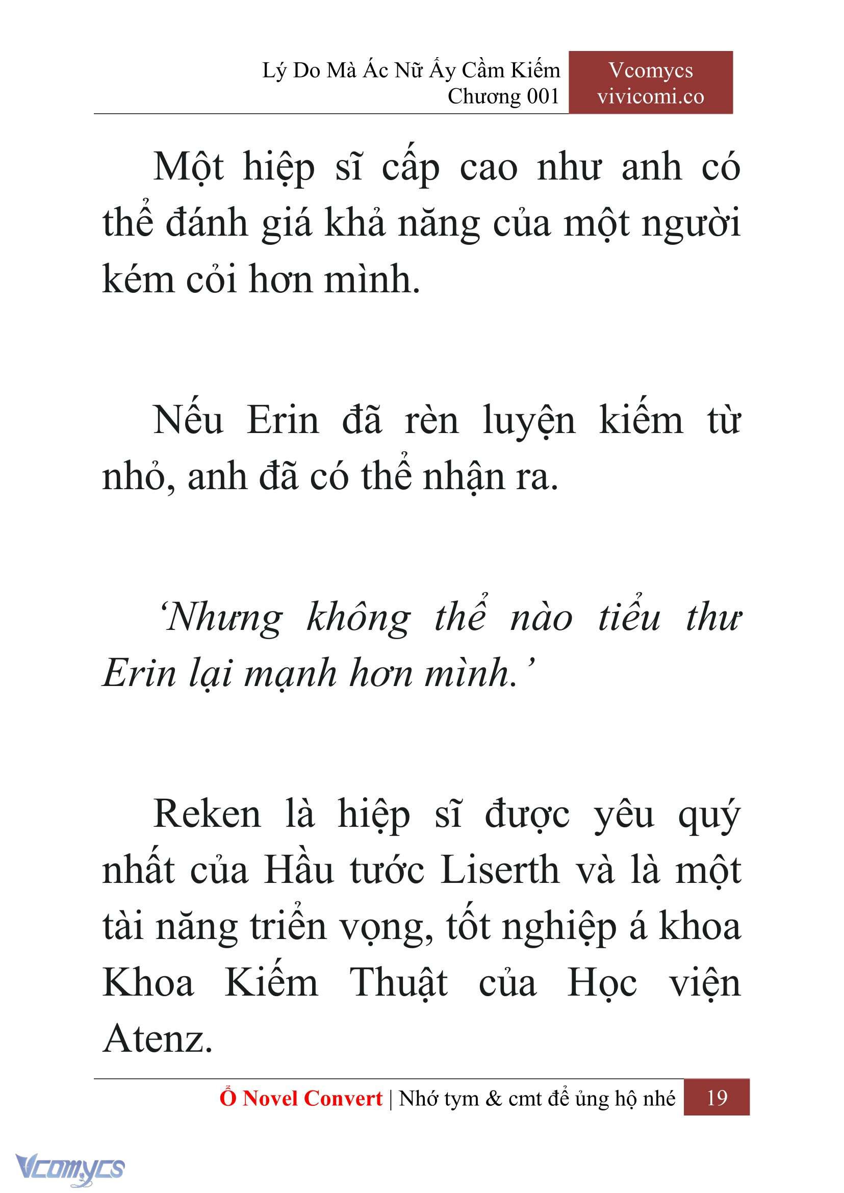 [Novel] Lý Do Mà Ác Nữ Ấy Cầm Kiếm Chap 1 - Trang 2