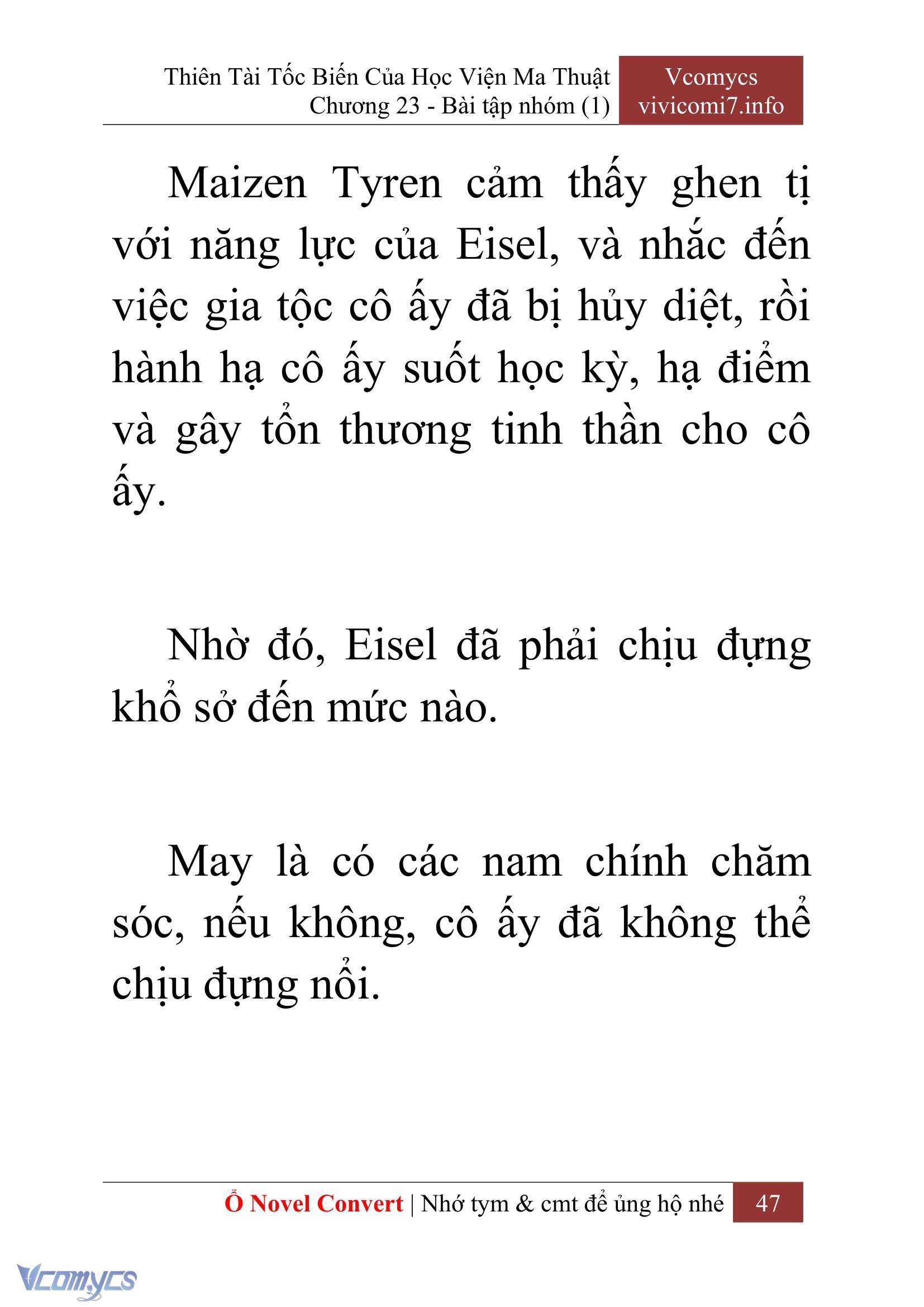[Novel] Thiên Tài Tốc Biến Của Học Viện Ma Thuật Chap 23 - Next 