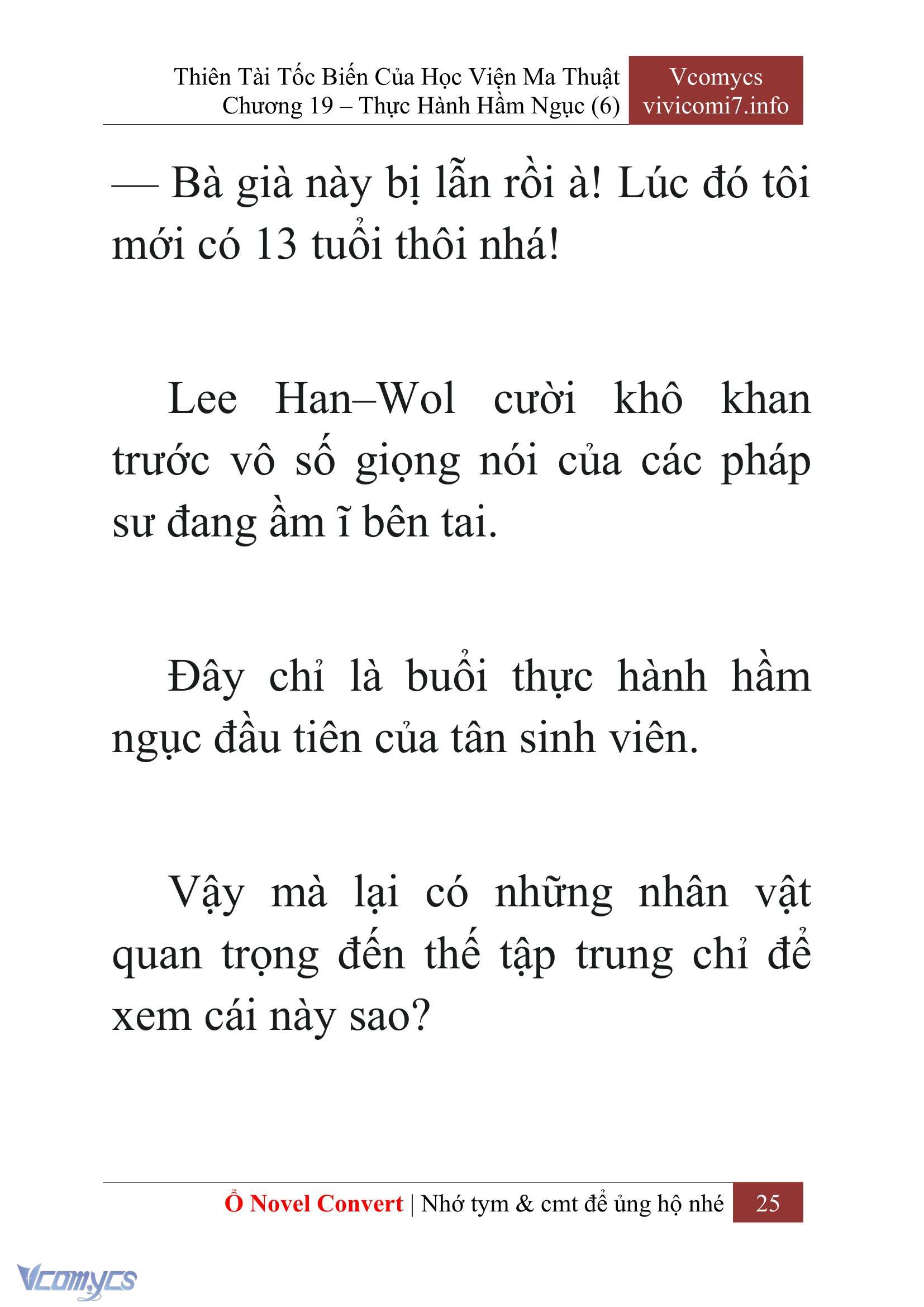 [Novel] Thiên Tài Tốc Biến Của Học Viện Ma Thuật Chap 19 - Next Chap 20
