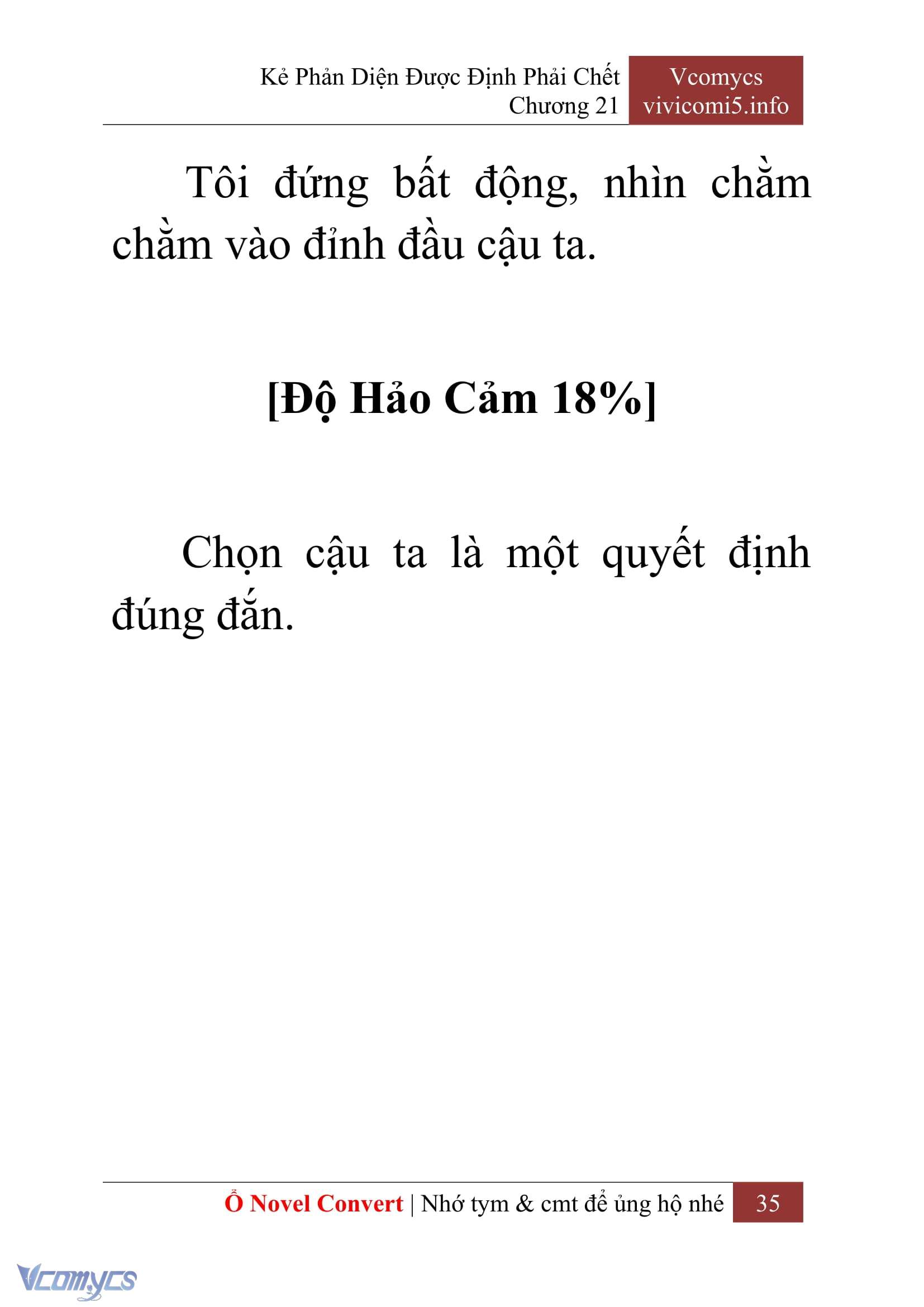 [Novel] Kẻ Phản Diện Được Định Phải Chết Chap 21 - Trang 2