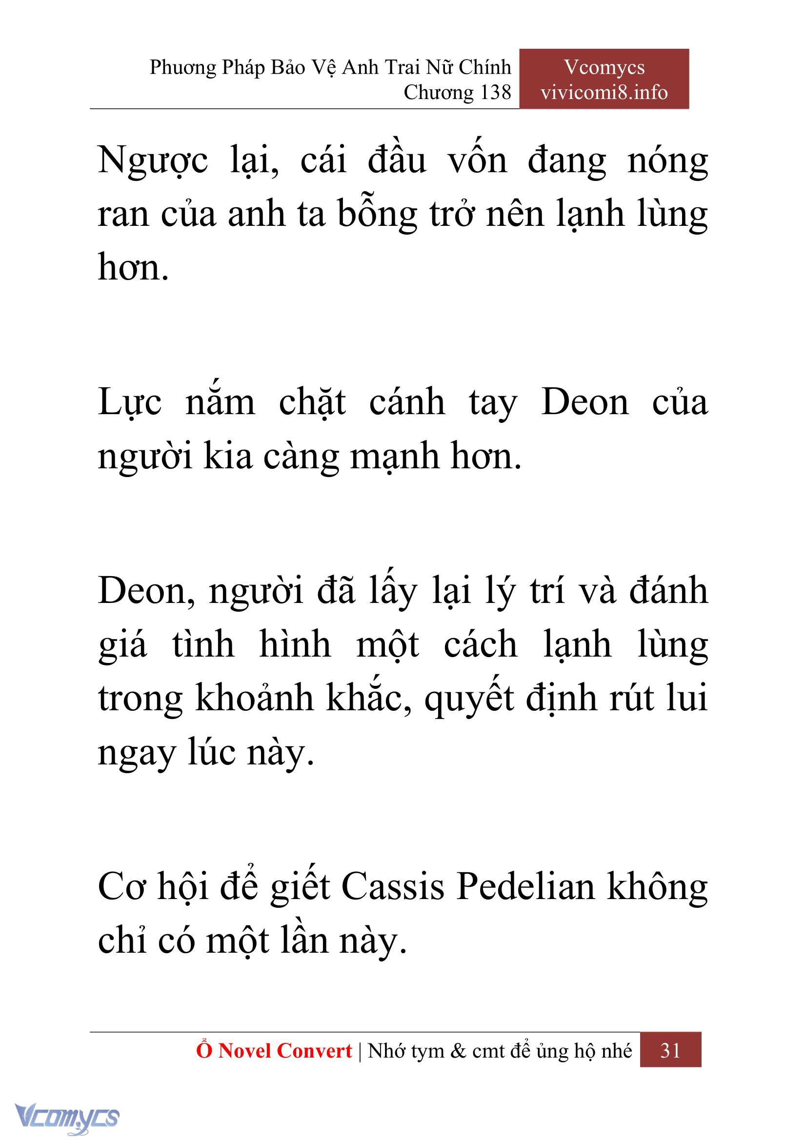 [Novel] Phương Pháp Bảo Vệ Anh Trai Nữ Chính Chap 138 - Next 