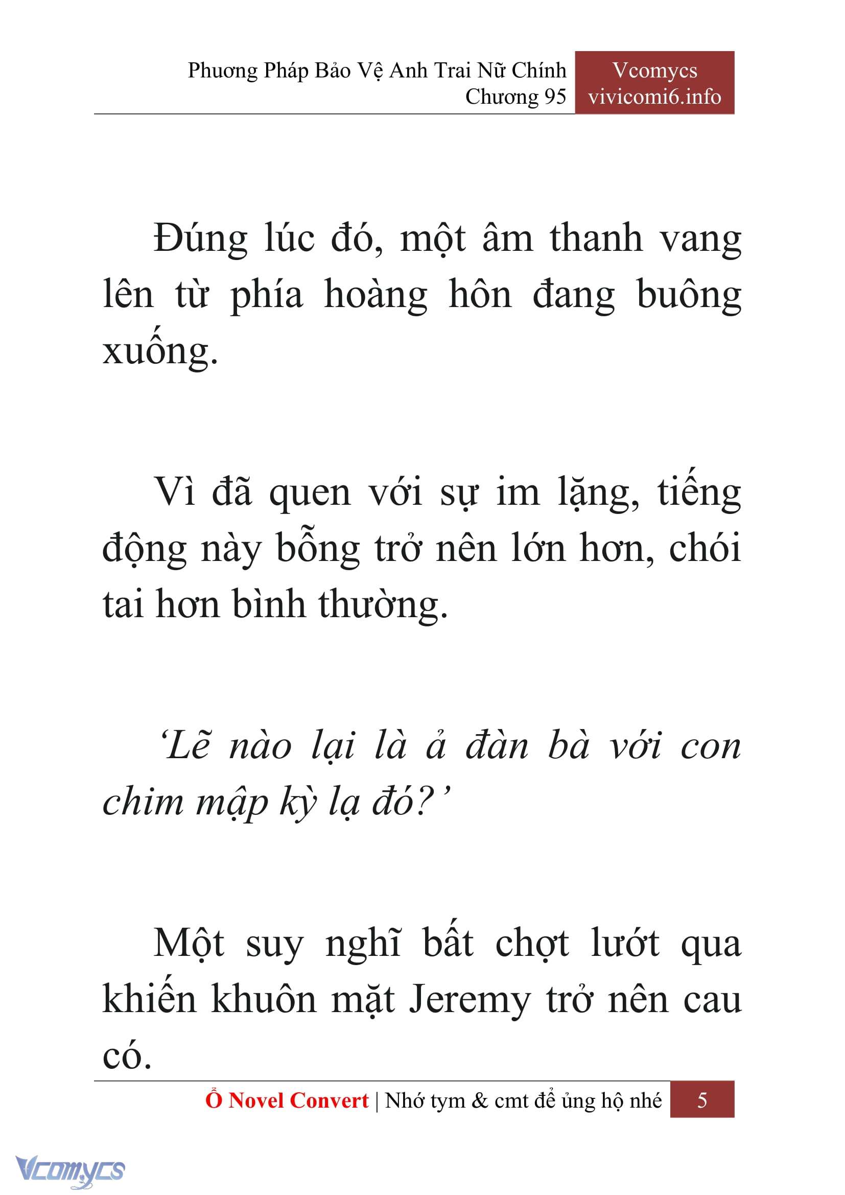 [Novel] Phương Pháp Bảo Vệ Anh Trai Nữ Chính Chap 95 - Next Chap 96