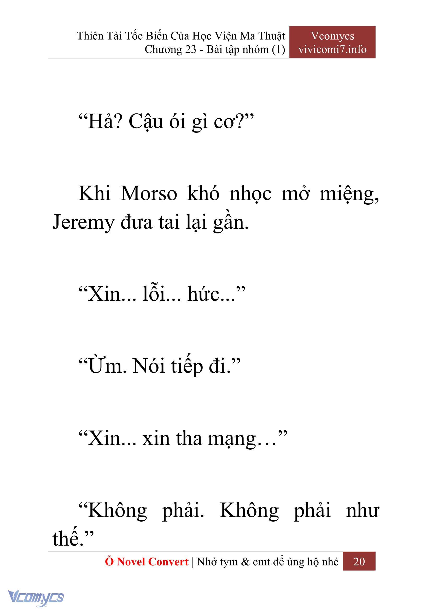 [Novel] Thiên Tài Tốc Biến Của Học Viện Ma Thuật Chap 23 - Next 