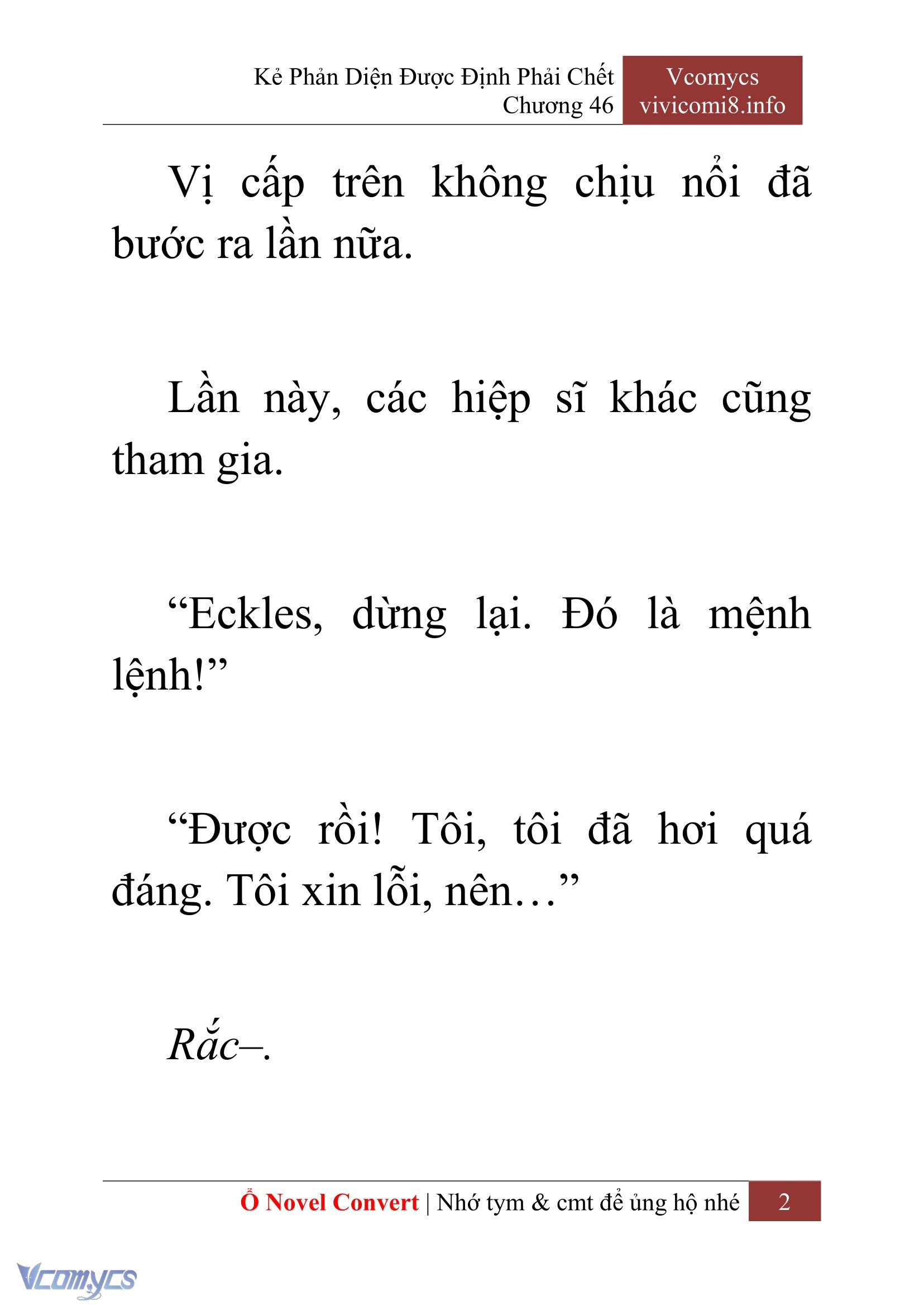 [Novel] Kẻ Phản Diện Được Định Phải Chết Chap 46 - Next Chap 47