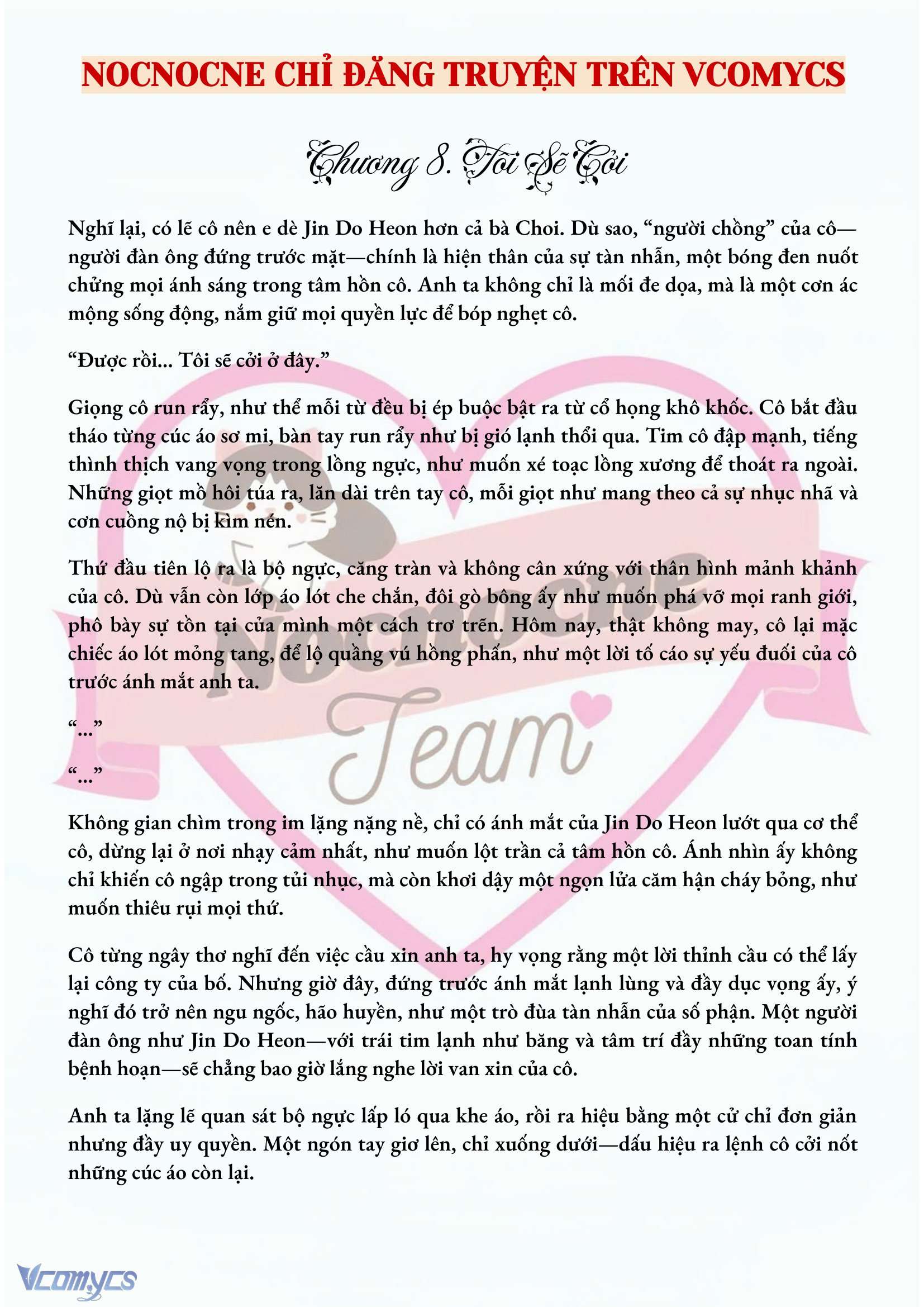 [FULL] [NOVEL] MANG THAI, CƯỠNG ĐOẠT Chap 8 - Trang 2