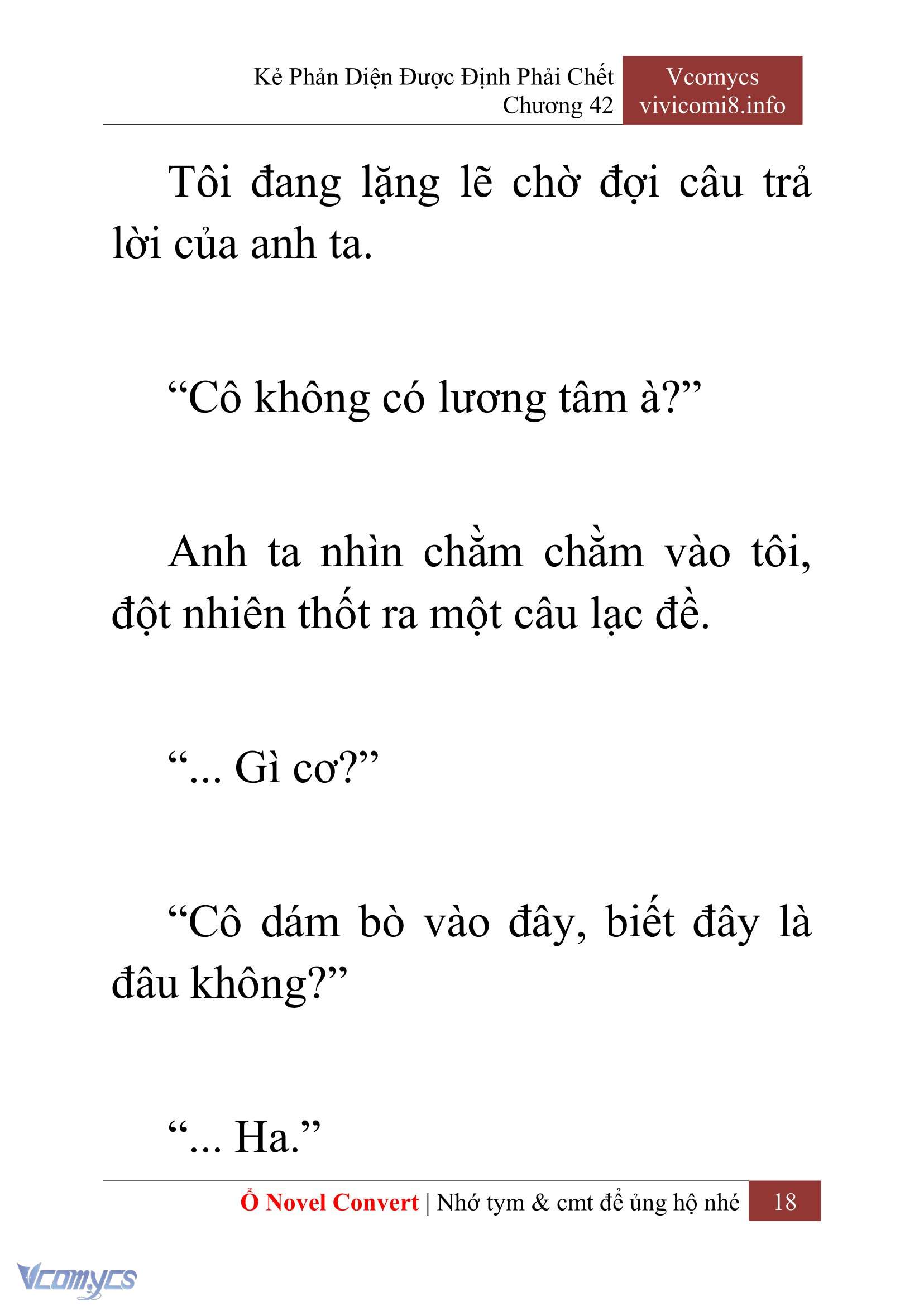 [Novel] Kẻ Phản Diện Được Định Phải Chết Chap 42 - Trang 2