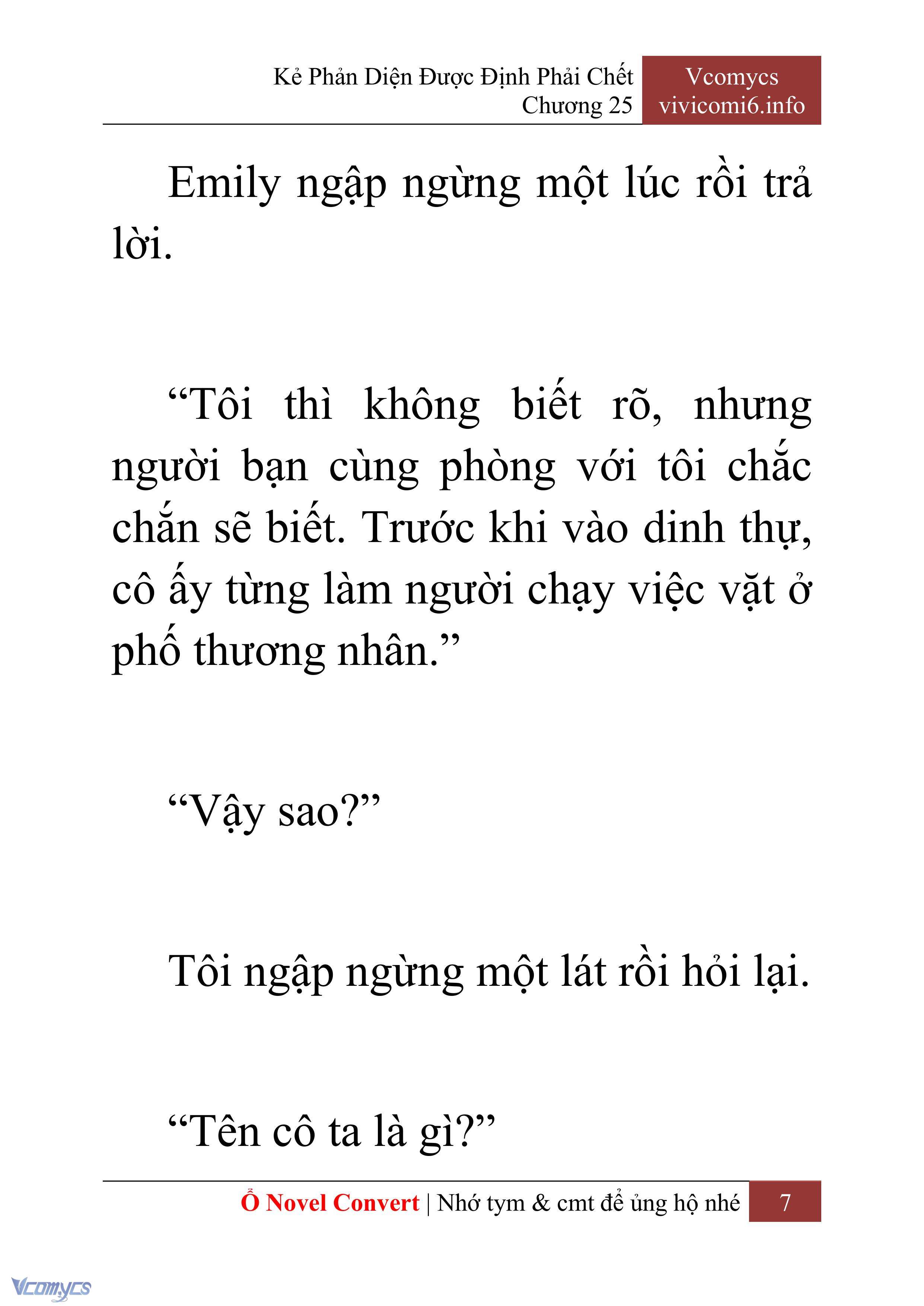 [Novel] Kẻ Phản Diện Được Định Phải Chết Chap 25 - Trang 2