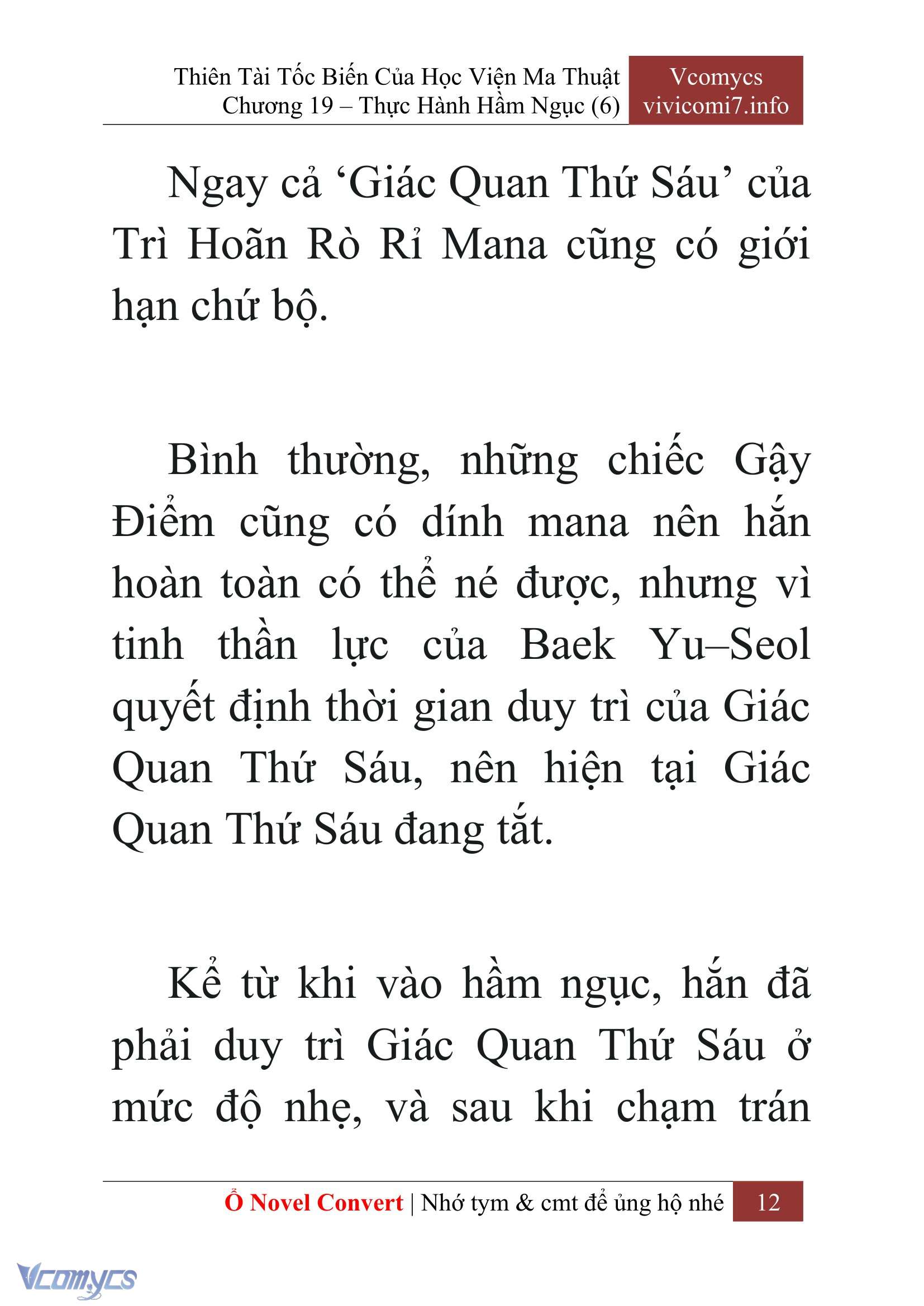 [Novel] Thiên Tài Tốc Biến Của Học Viện Ma Thuật Chap 19 - Next Chap 20