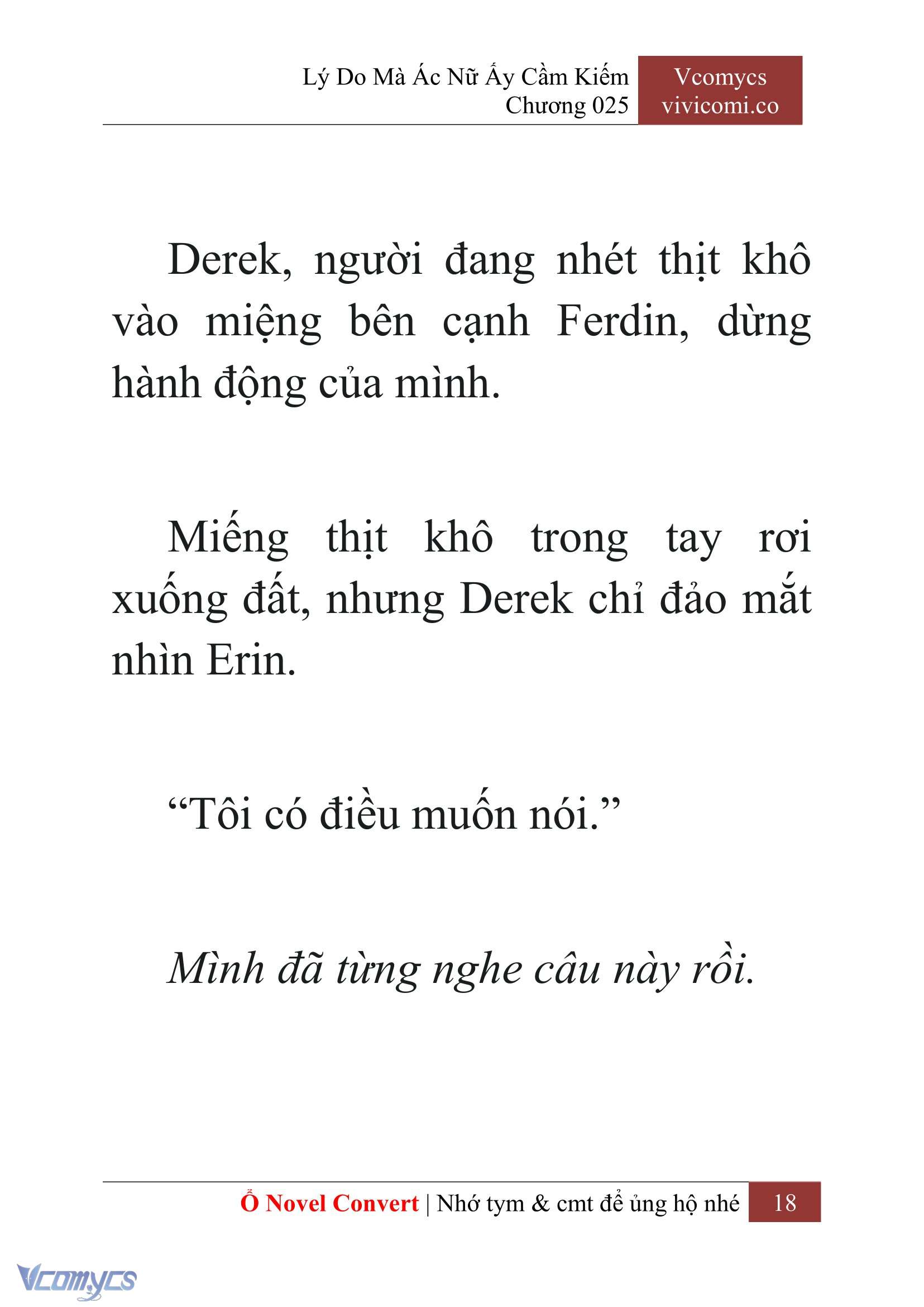 [Novel] Lý Do Mà Ác Nữ Ấy Cầm Kiếm Chap 25 - Next 