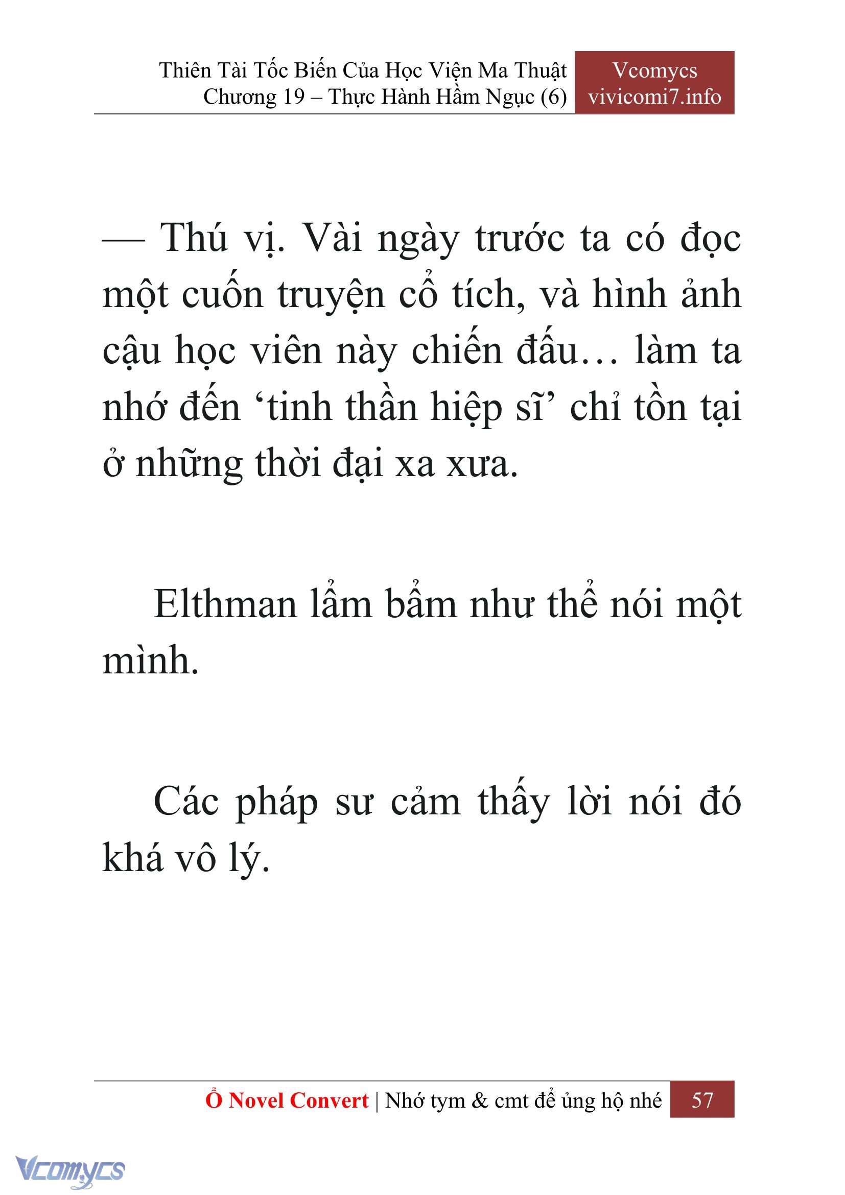 [Novel] Thiên Tài Tốc Biến Của Học Viện Ma Thuật Chap 19 - Next Chap 20