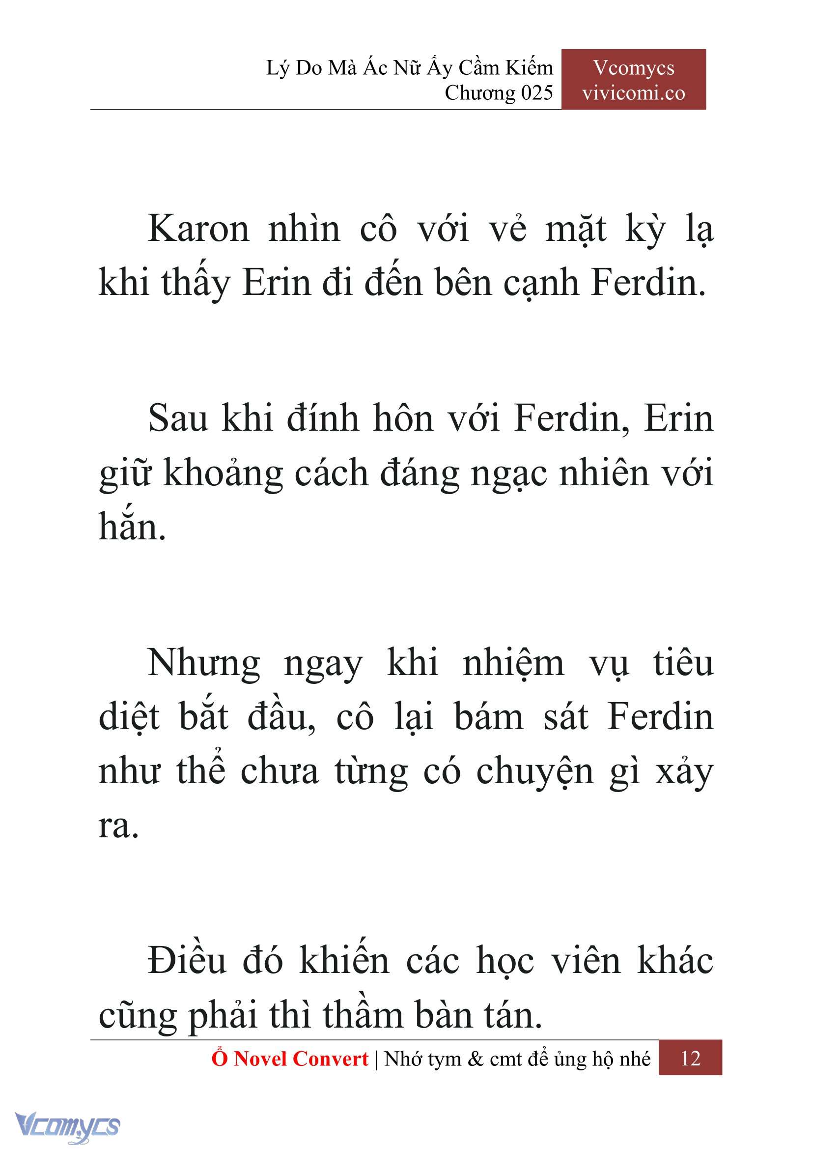 [Novel] Lý Do Mà Ác Nữ Ấy Cầm Kiếm Chap 25 - Next 