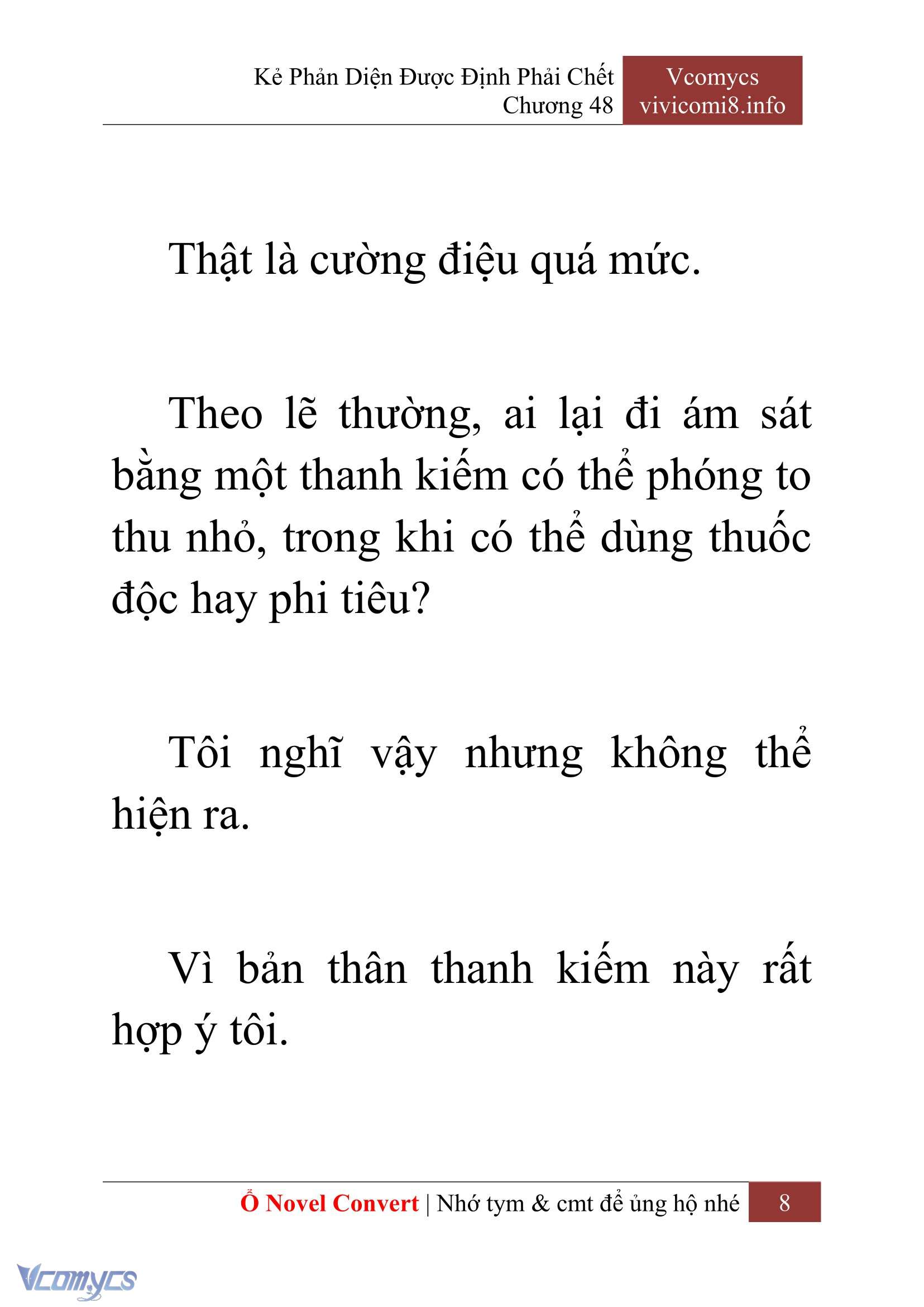[Novel] Kẻ Phản Diện Được Định Phải Chết Chap 48 - Next 