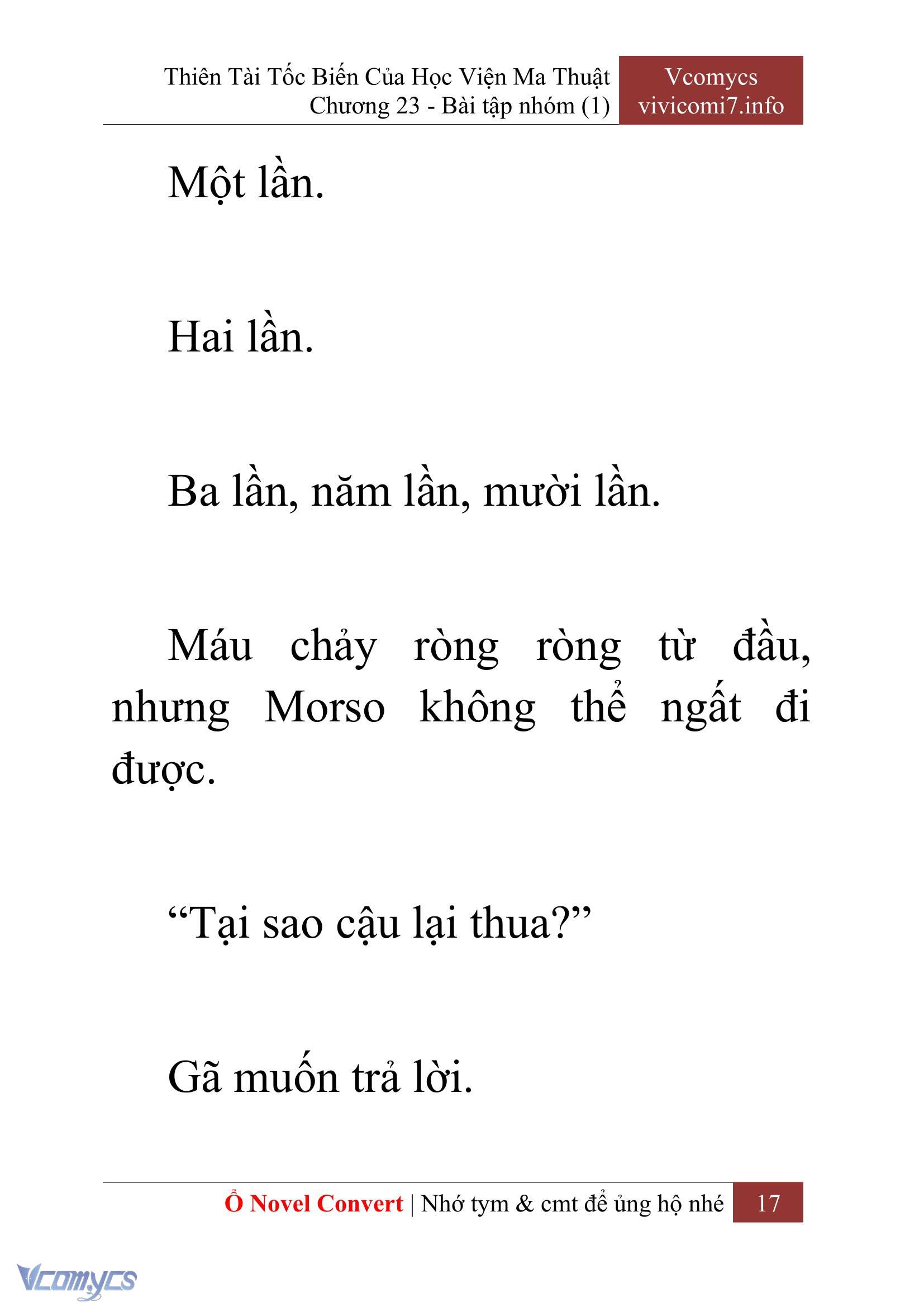 [Novel] Thiên Tài Tốc Biến Của Học Viện Ma Thuật Chap 23 - Next 
