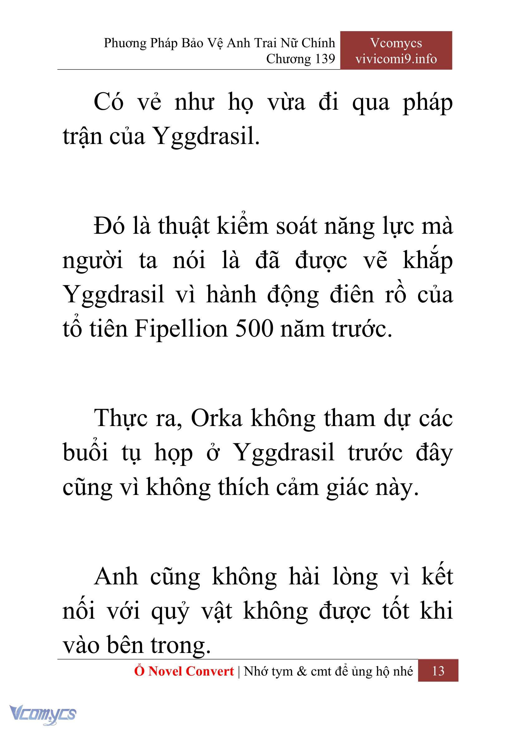 [Novel] Phương Pháp Bảo Vệ Anh Trai Nữ Chính Chap 139 - Next 
