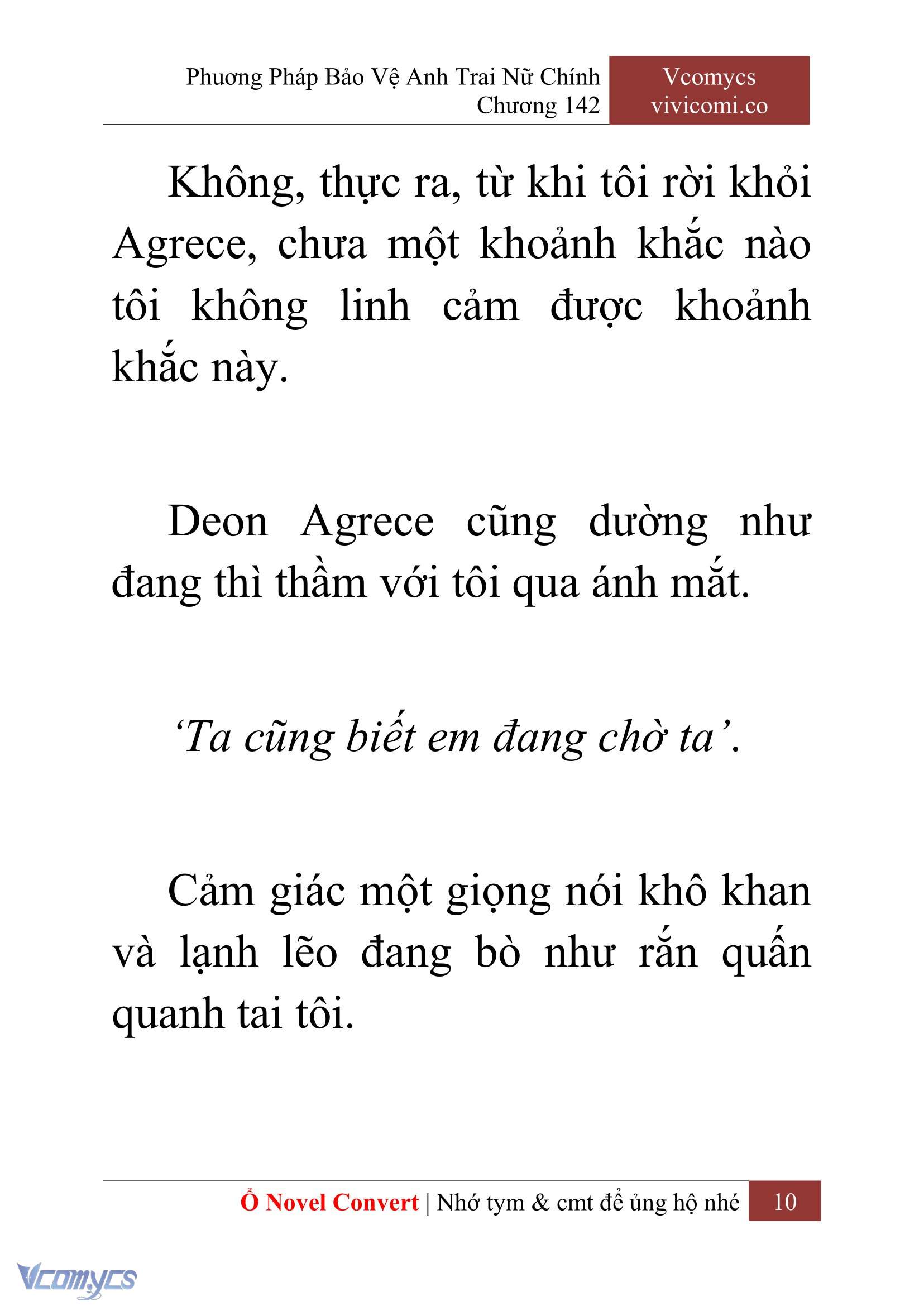 [Novel] Phương Pháp Bảo Vệ Anh Trai Nữ Chính Chap 142 - Next 
