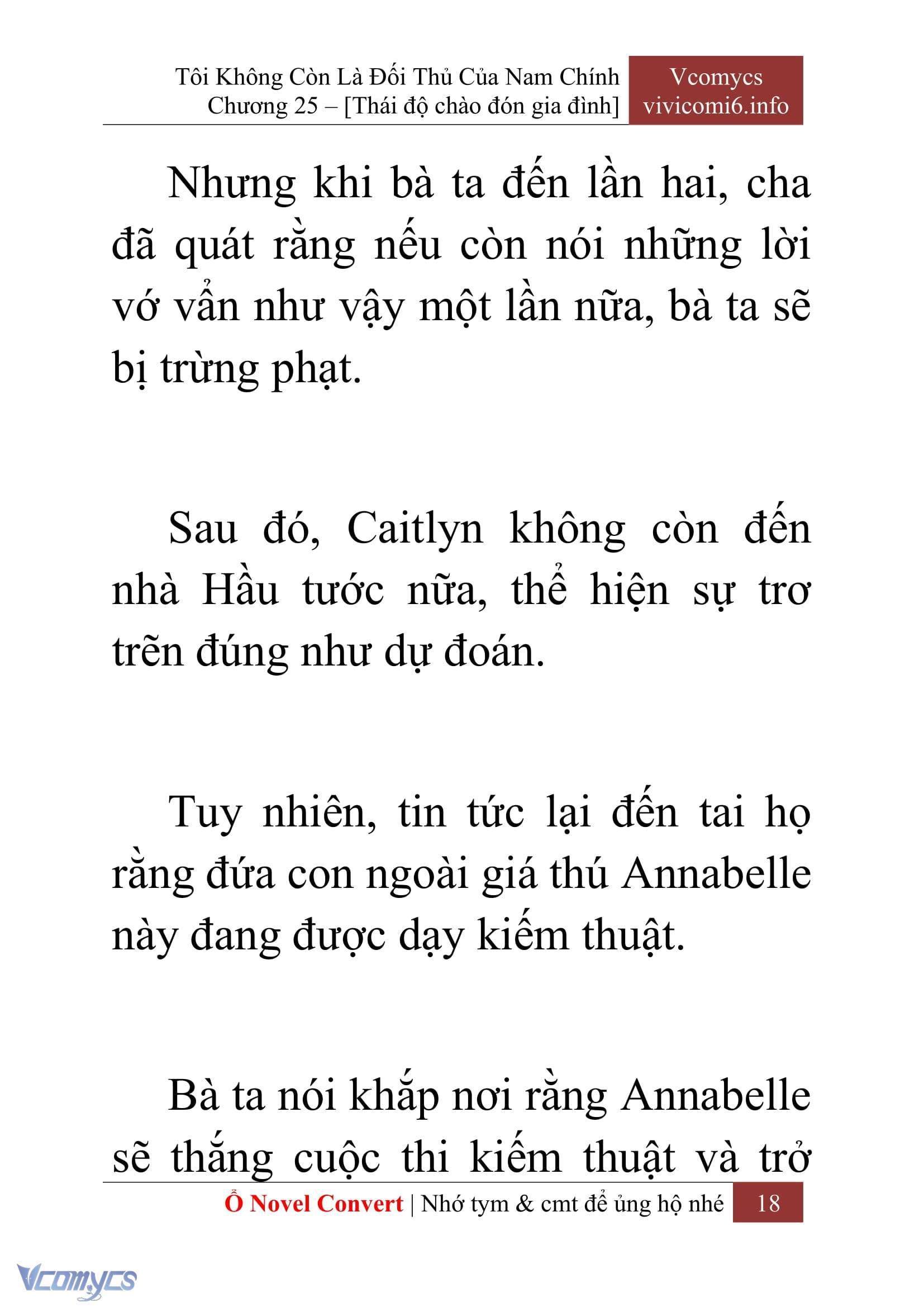 [Novel] Tôi Không Còn Là Đối Thủ Của Nam Chính Chap 25 - Trang 2