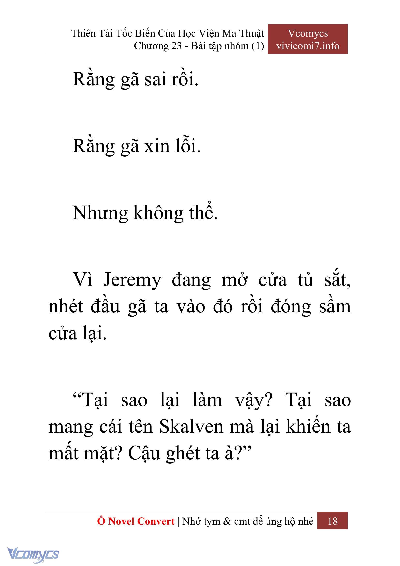 [Novel] Thiên Tài Tốc Biến Của Học Viện Ma Thuật Chap 23 - Next 