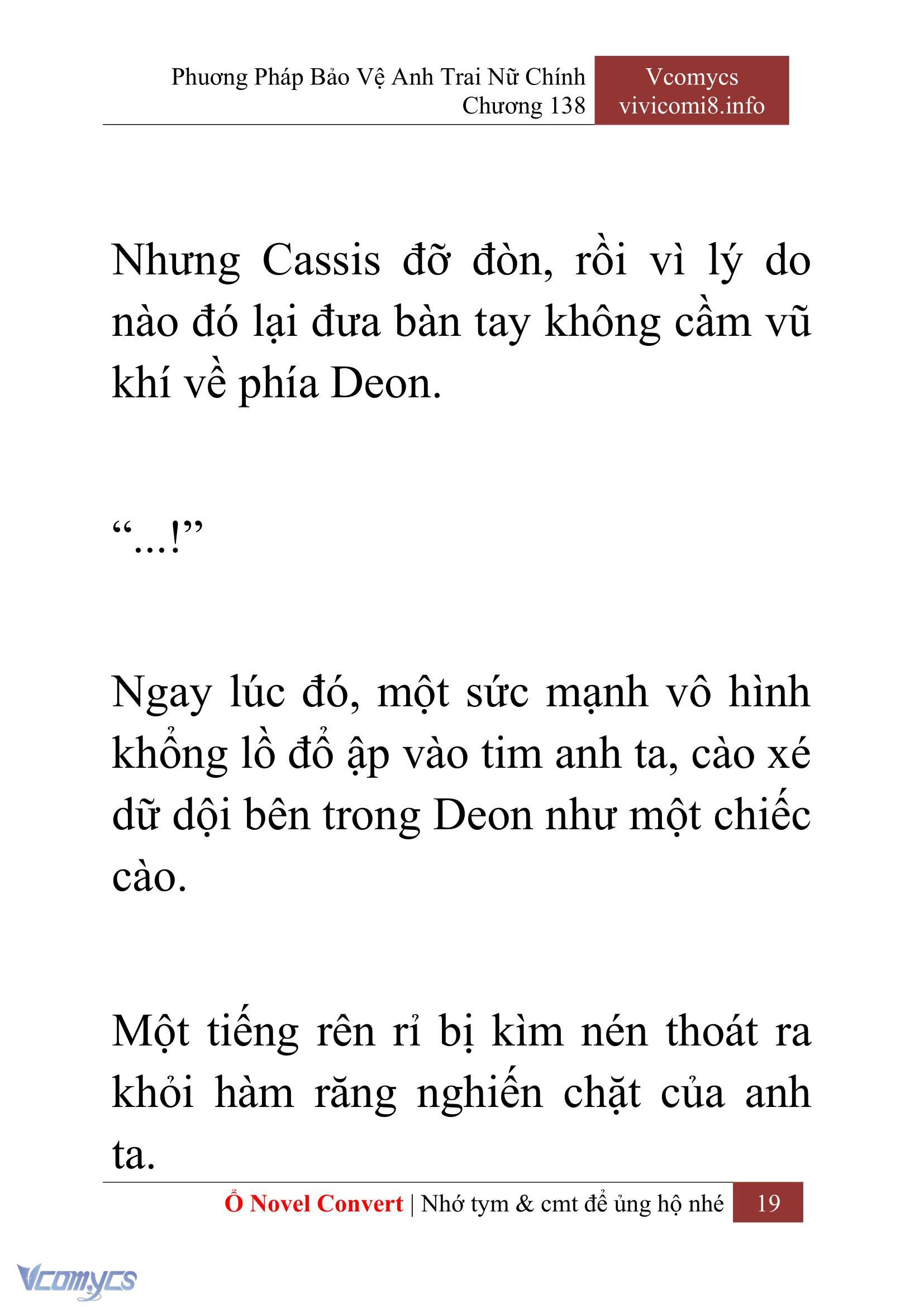 [Novel] Phương Pháp Bảo Vệ Anh Trai Nữ Chính Chap 138 - Next 
